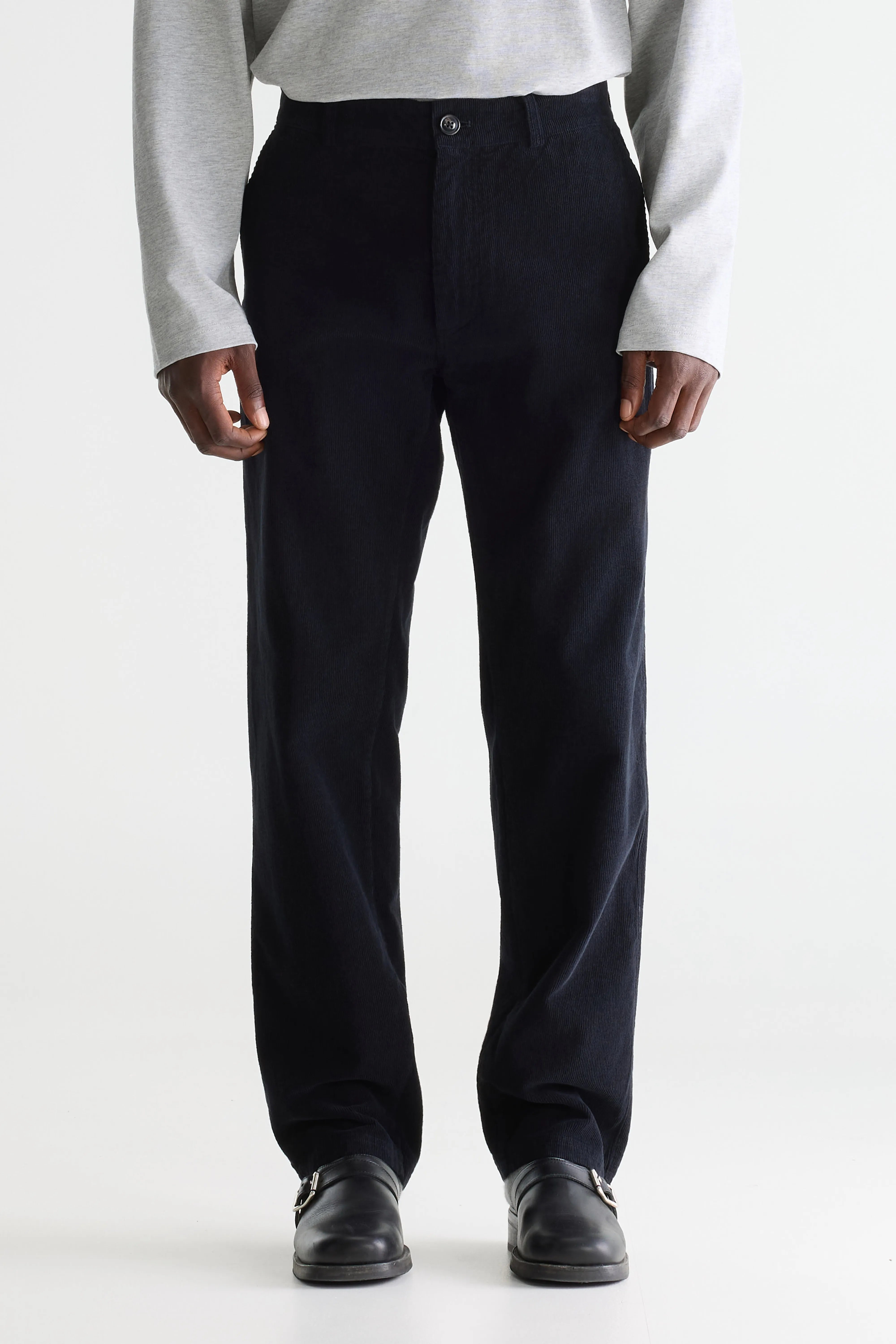 Jagger corduroy chino broek (261 / M / NAVY)