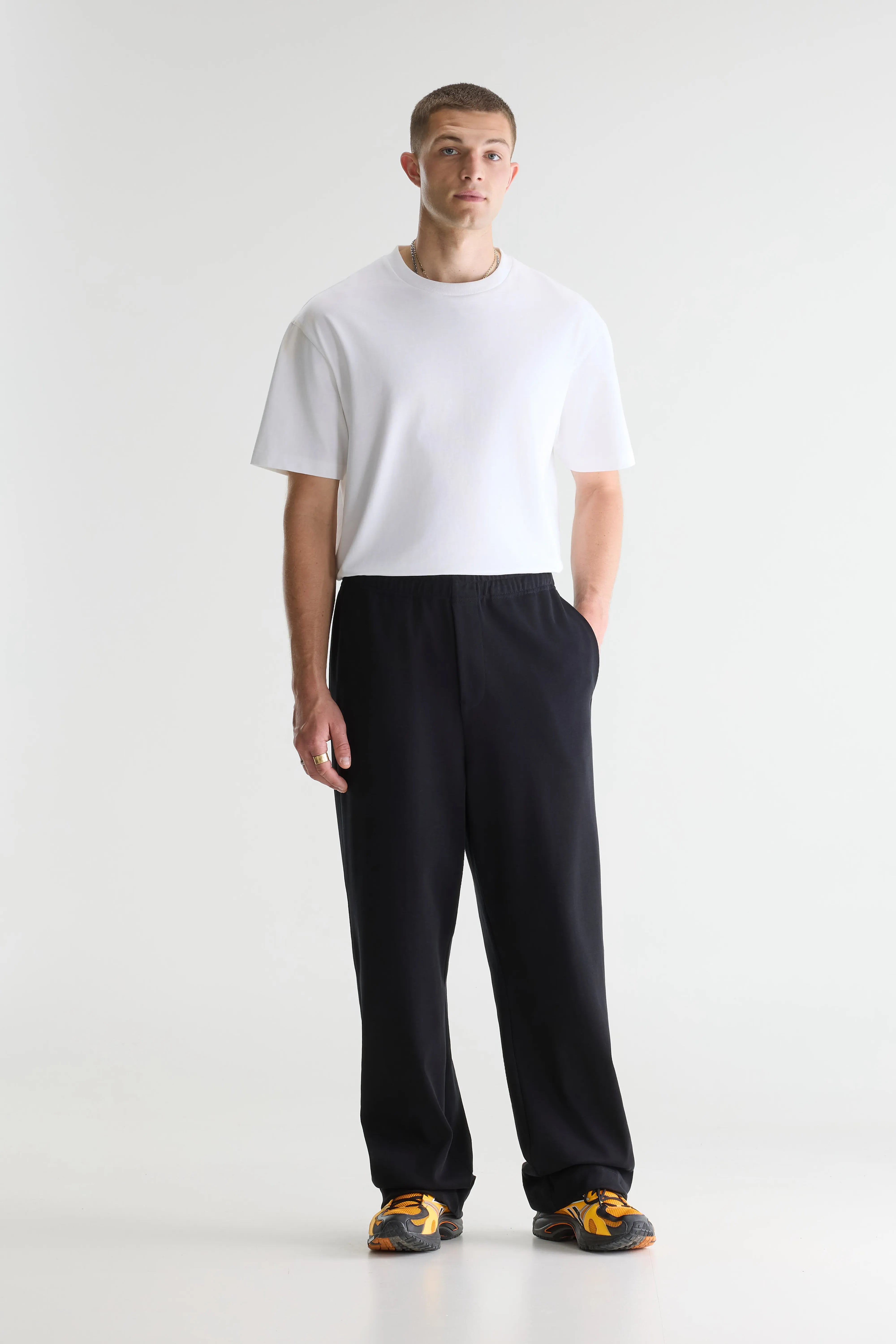 Flown wijde joggingbroek (261 / M / BLACK)