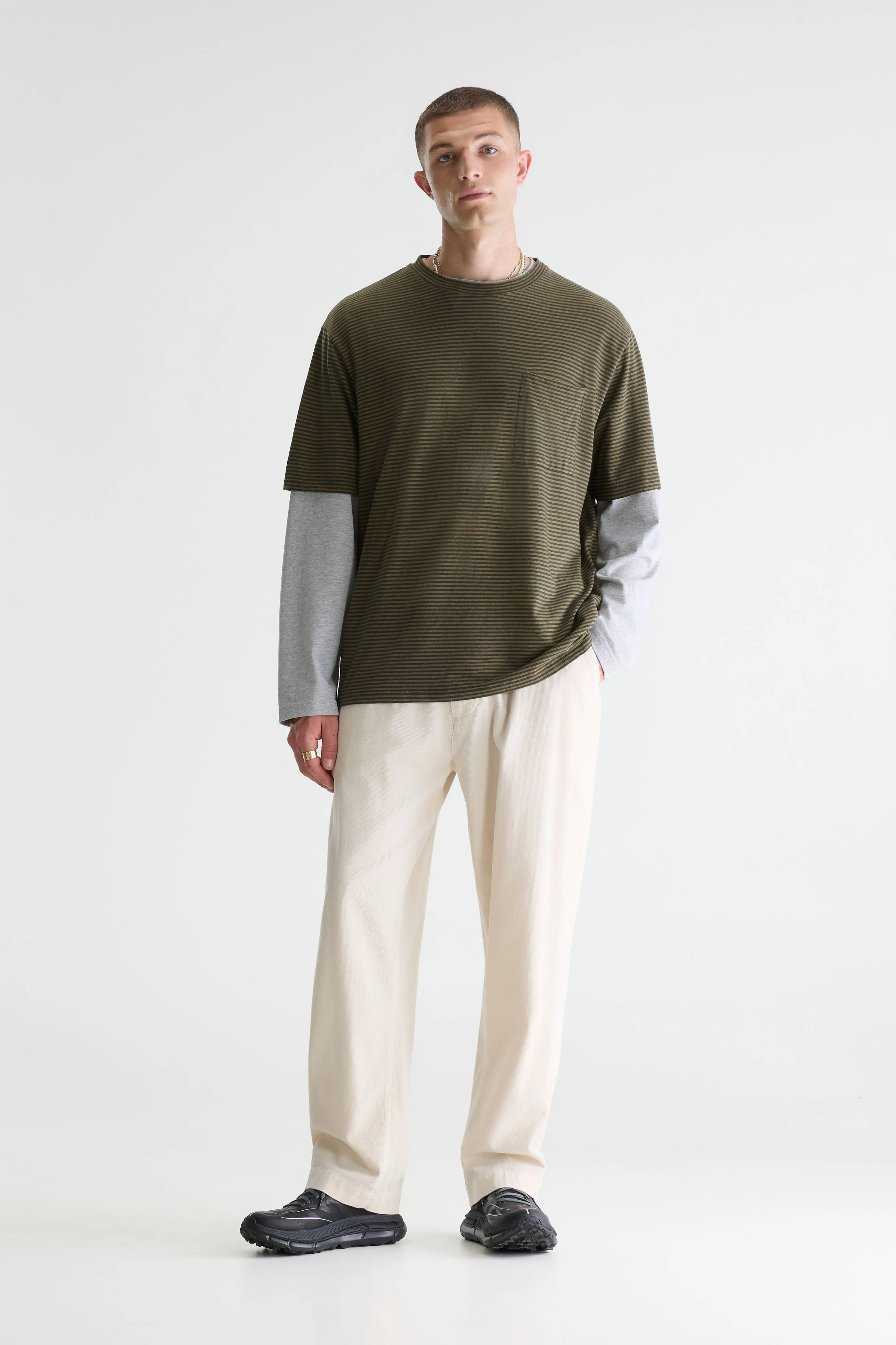 Video relaxed t-shirt (261 / M / STRIPE A)