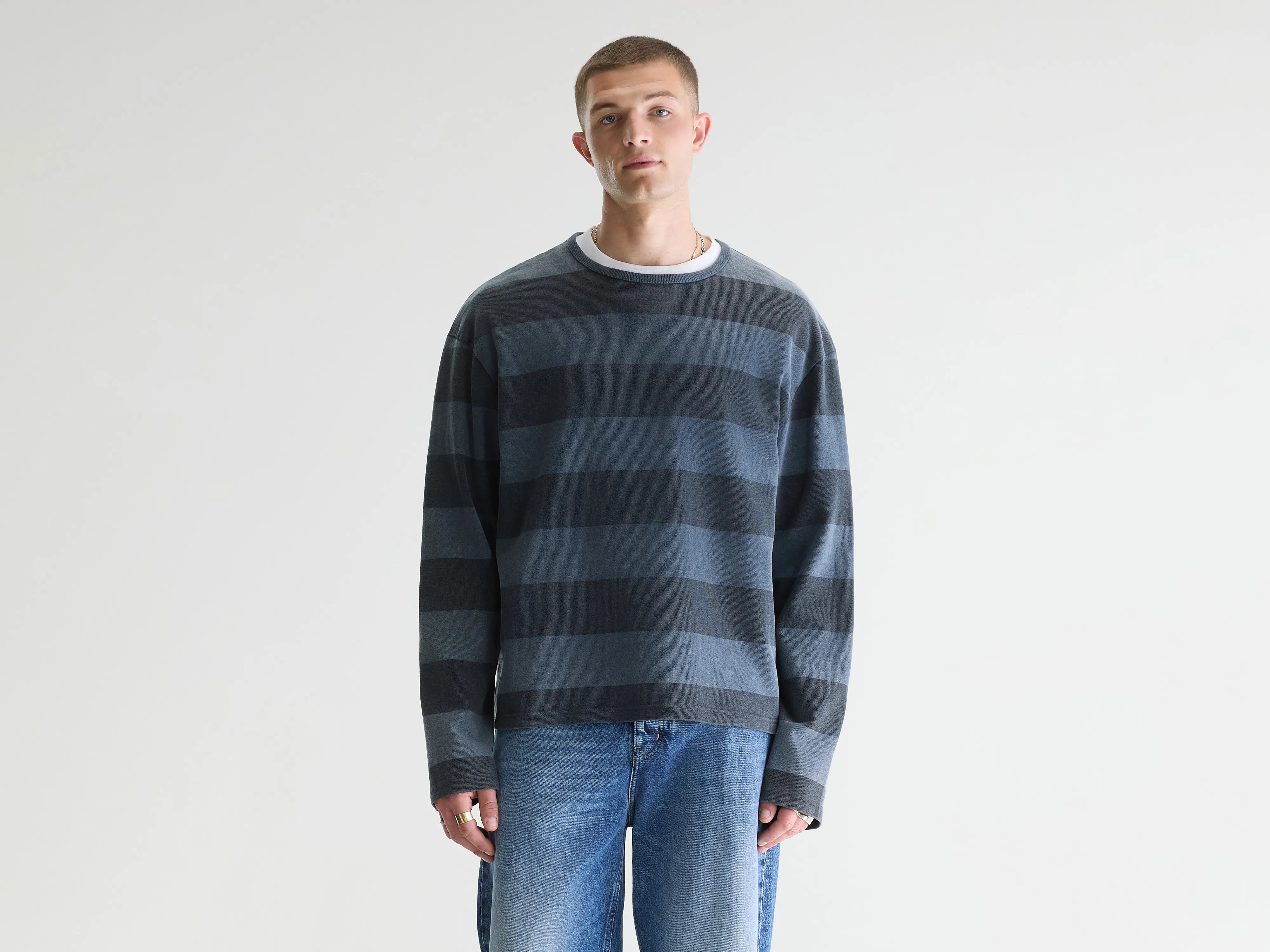 T-shirt à manches longues Fuller (261 / M / STRIPE E)