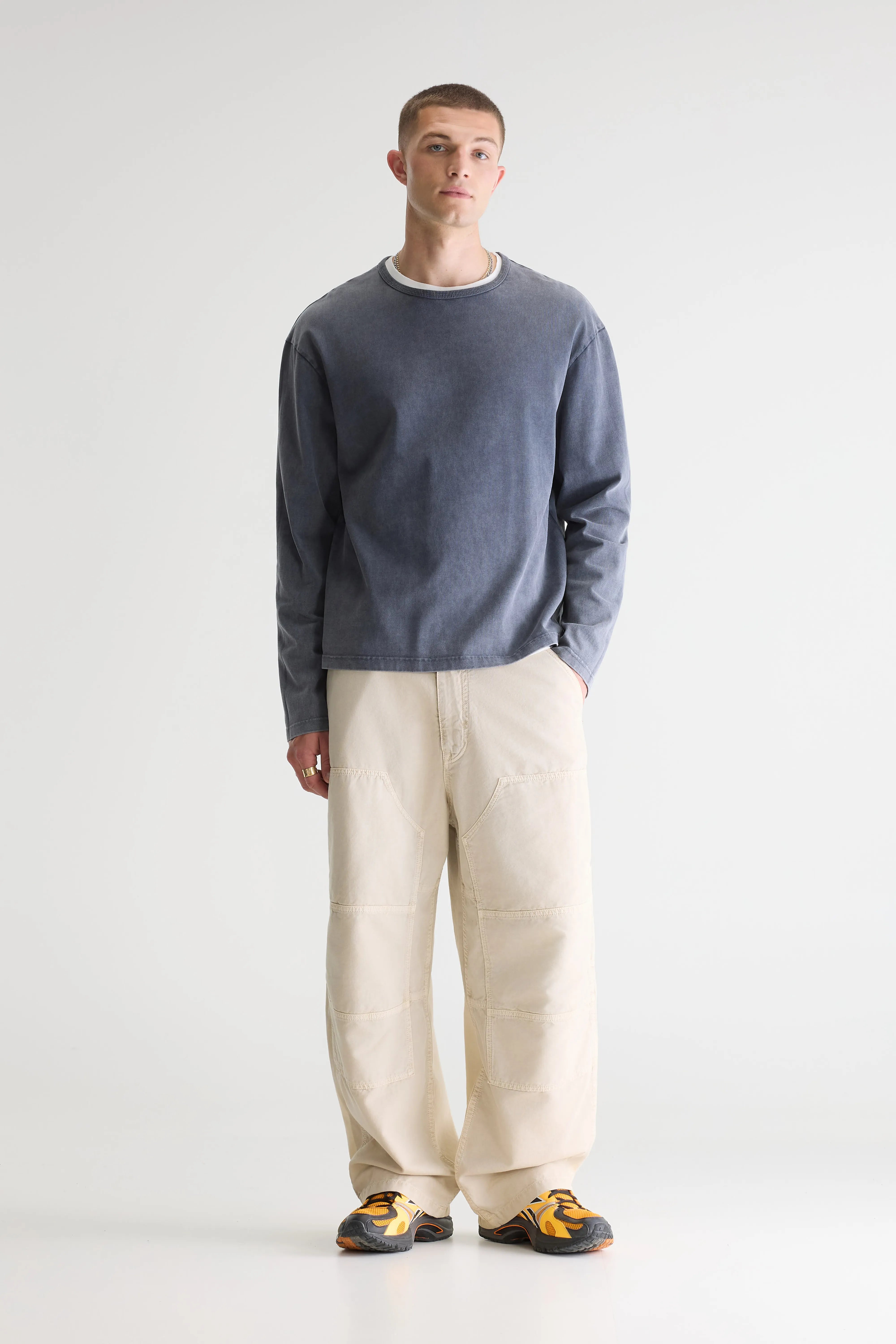 Fuller t-shirt met lange mouwen (261 / M / NAVY)