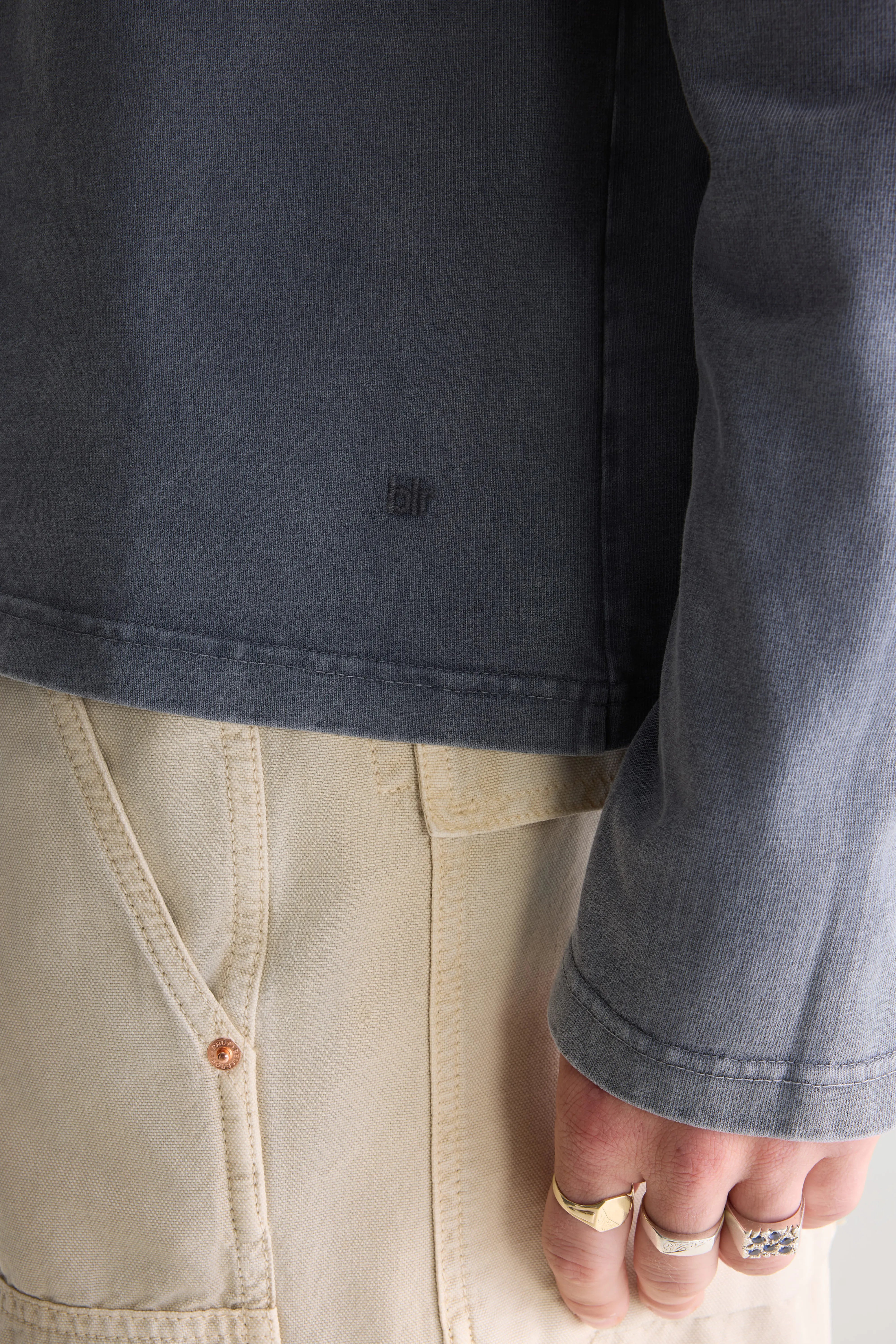 Fuller t-shirt met lange mouwen (261 / M / NAVY)