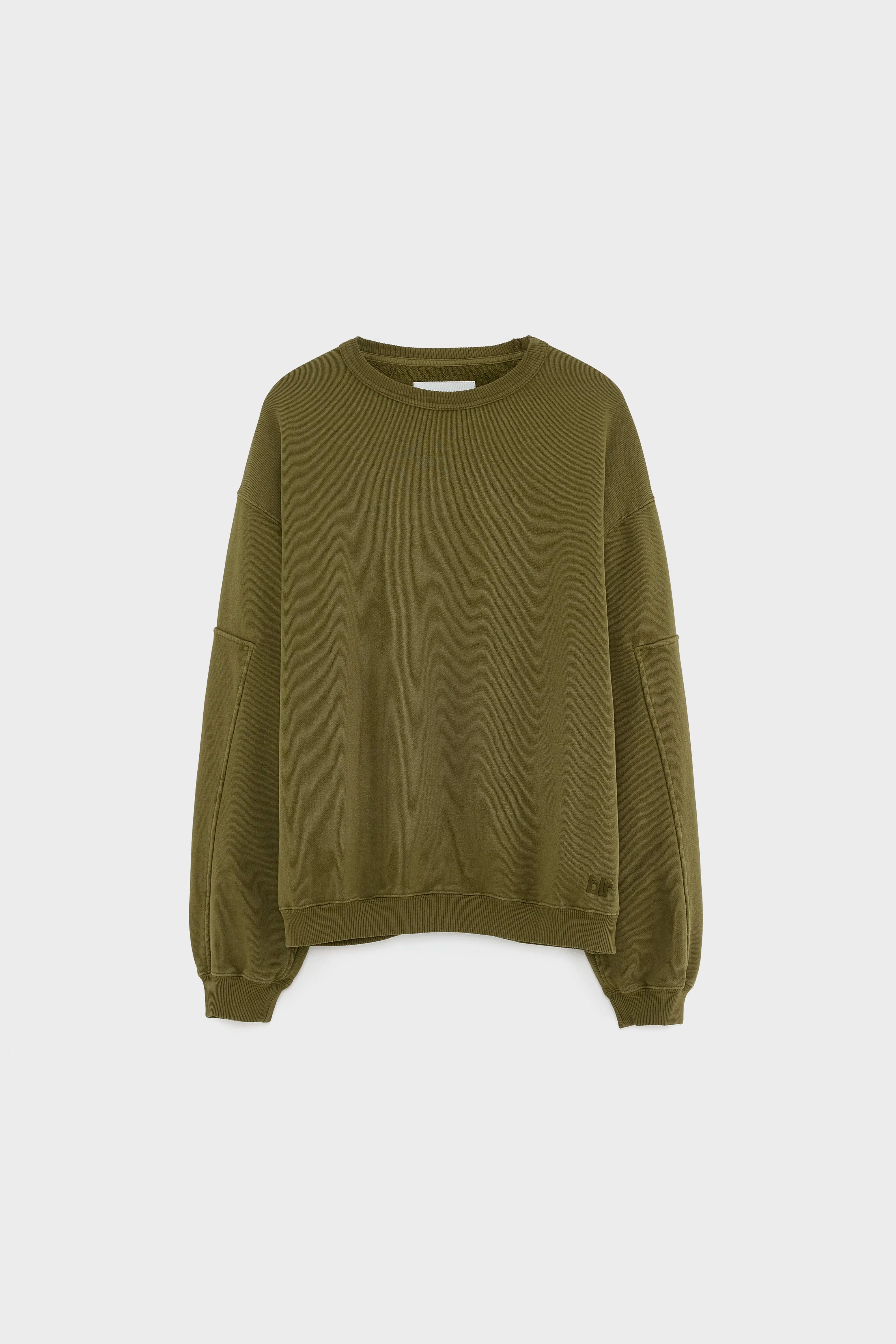 Fapien sweatshirt met ronde hals (261 / M / MILITARY)
