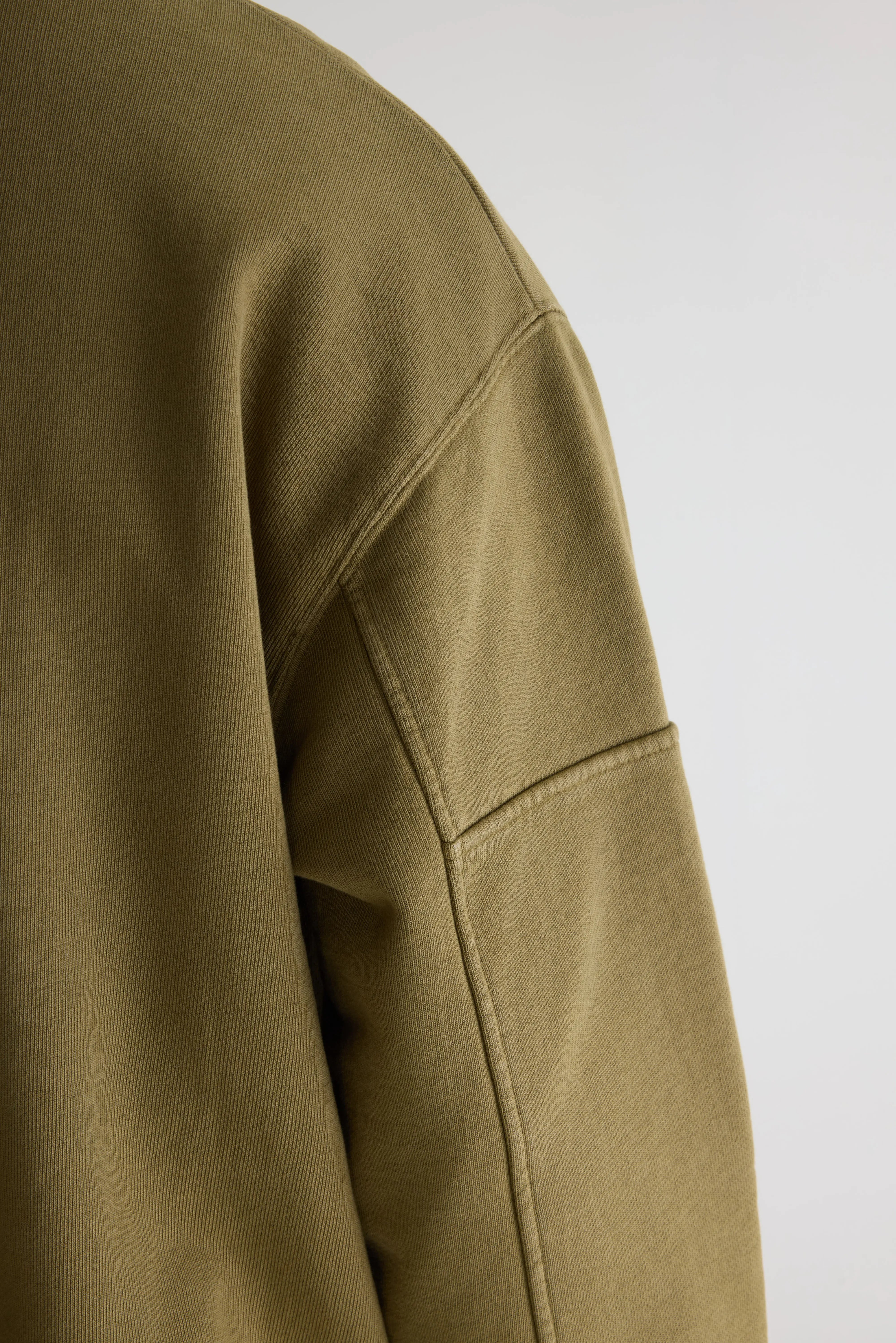 Fapien sweatshirt met ronde hals (261 / M / MILITARY)