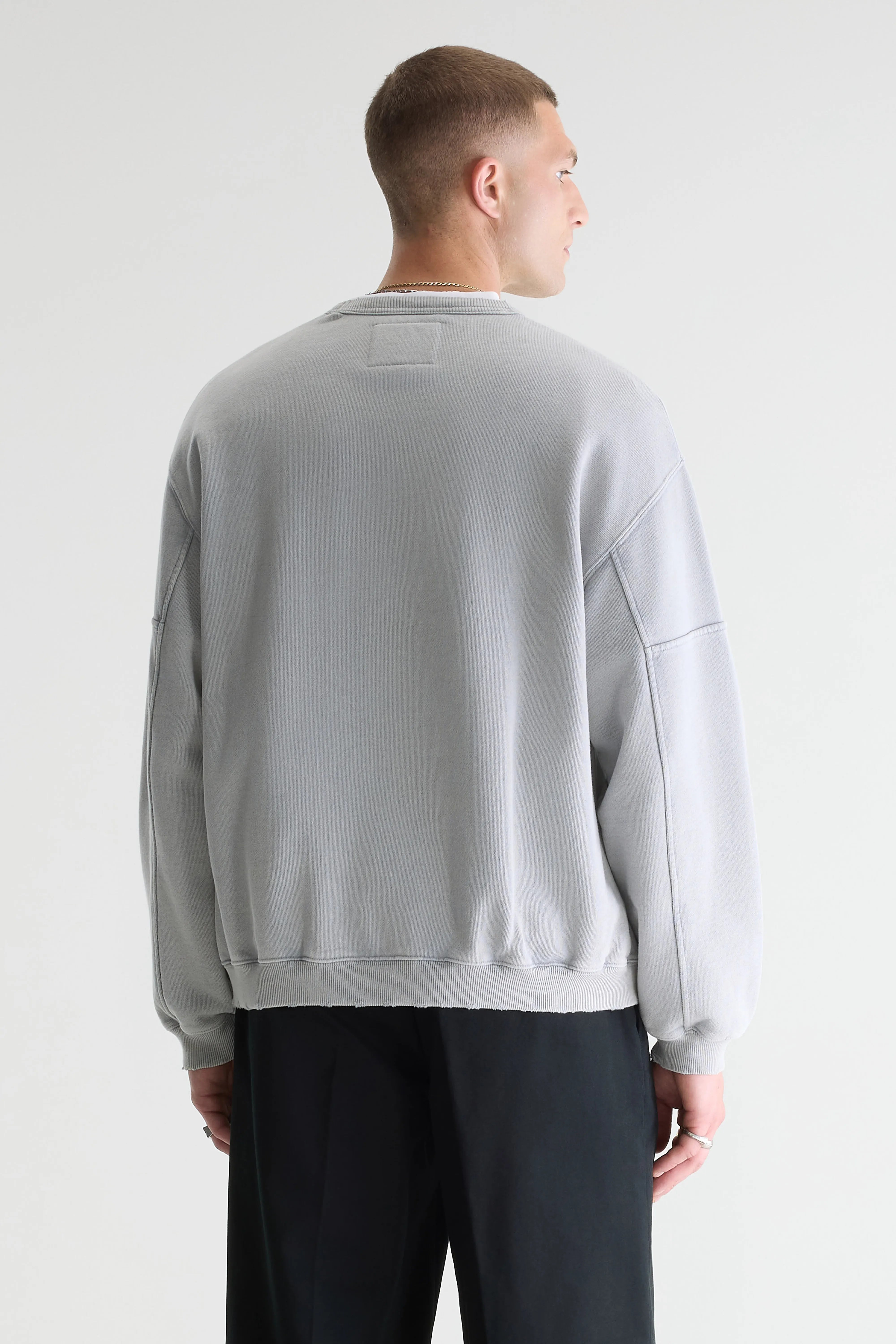 Fapien sweatshirt met ronde hals (261 / M / MOREL)