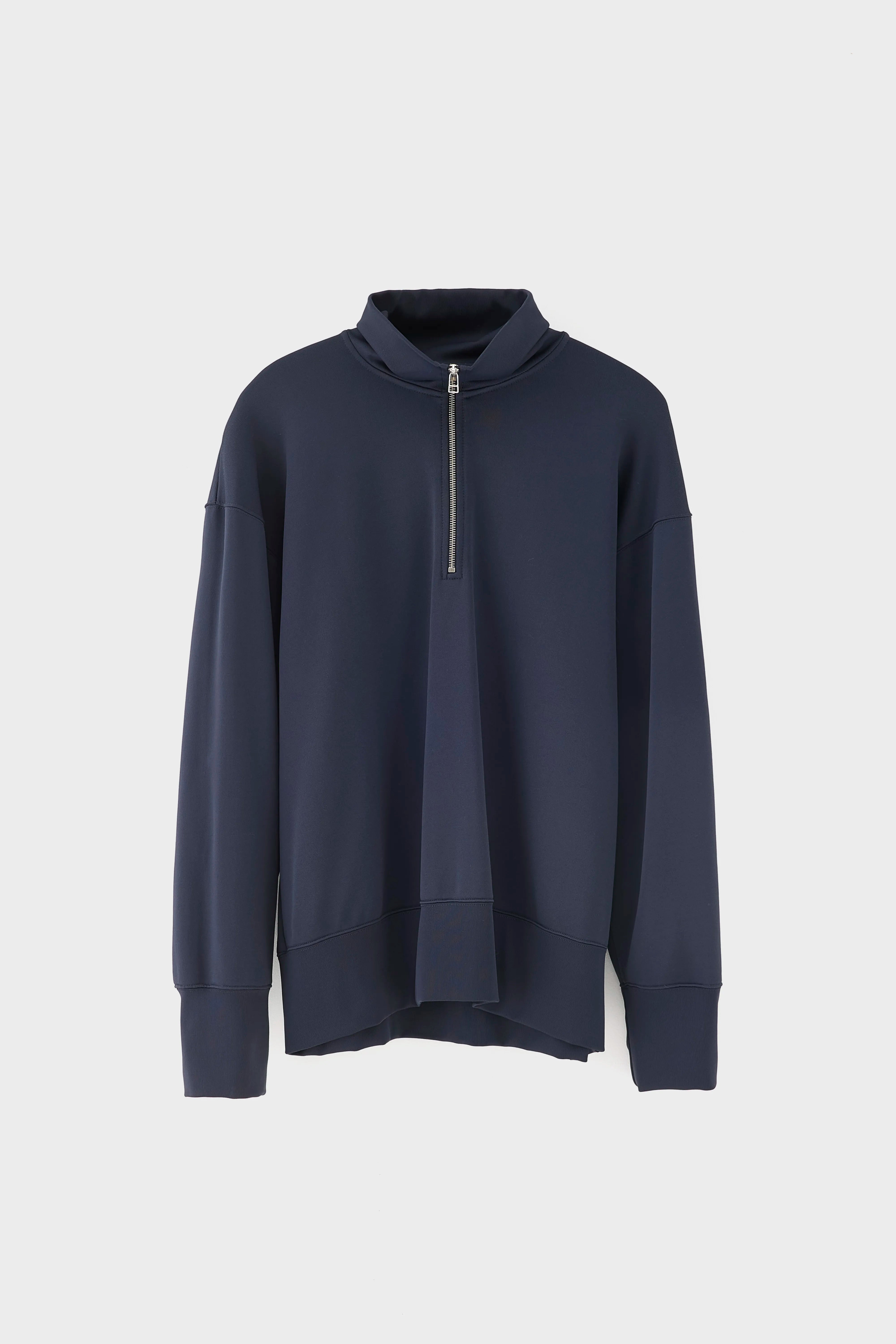 Faber sweatshirt met halve rits (261 / M / DARK NAVY)