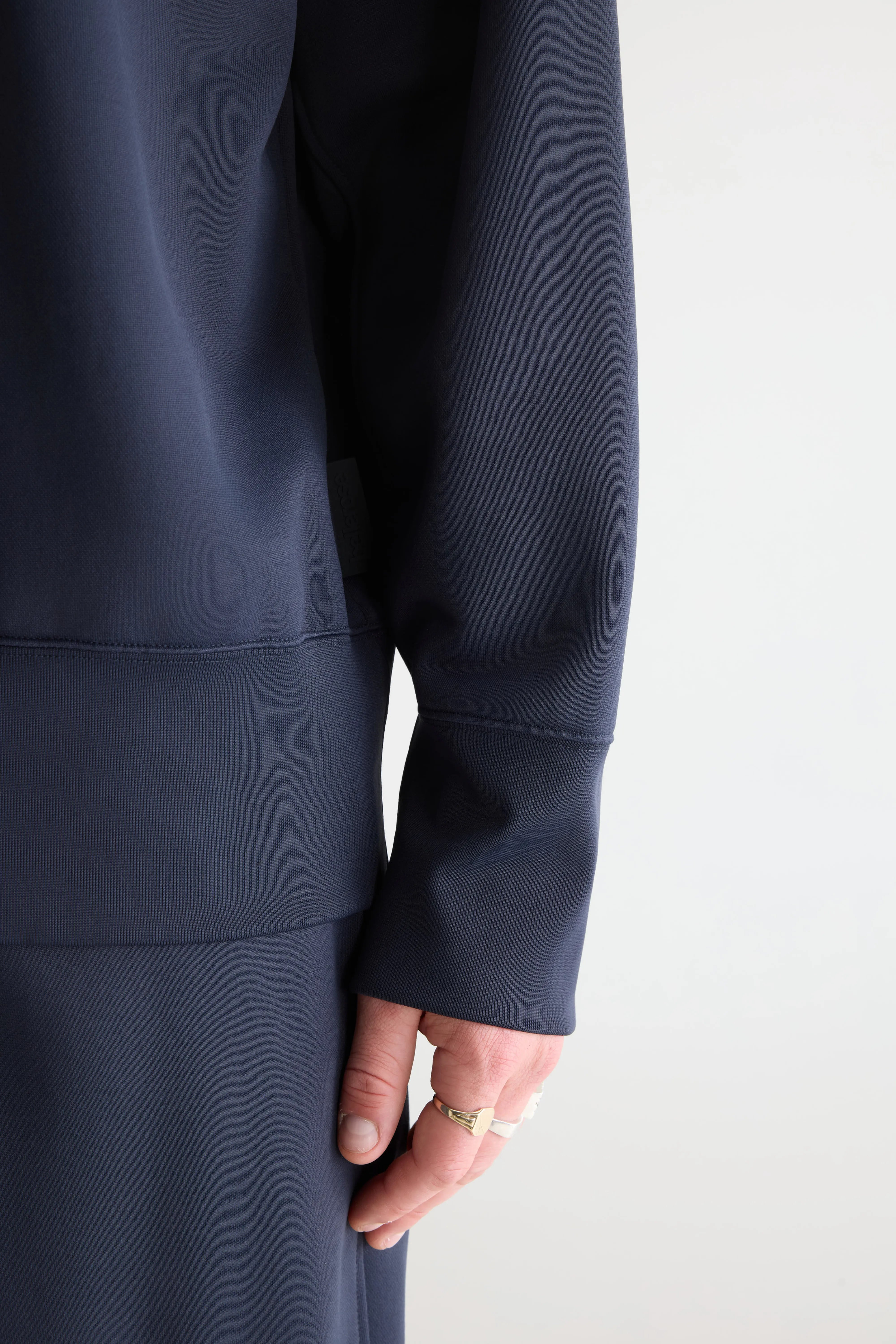 Faber sweatshirt met halve rits (261 / M / DARK NAVY)