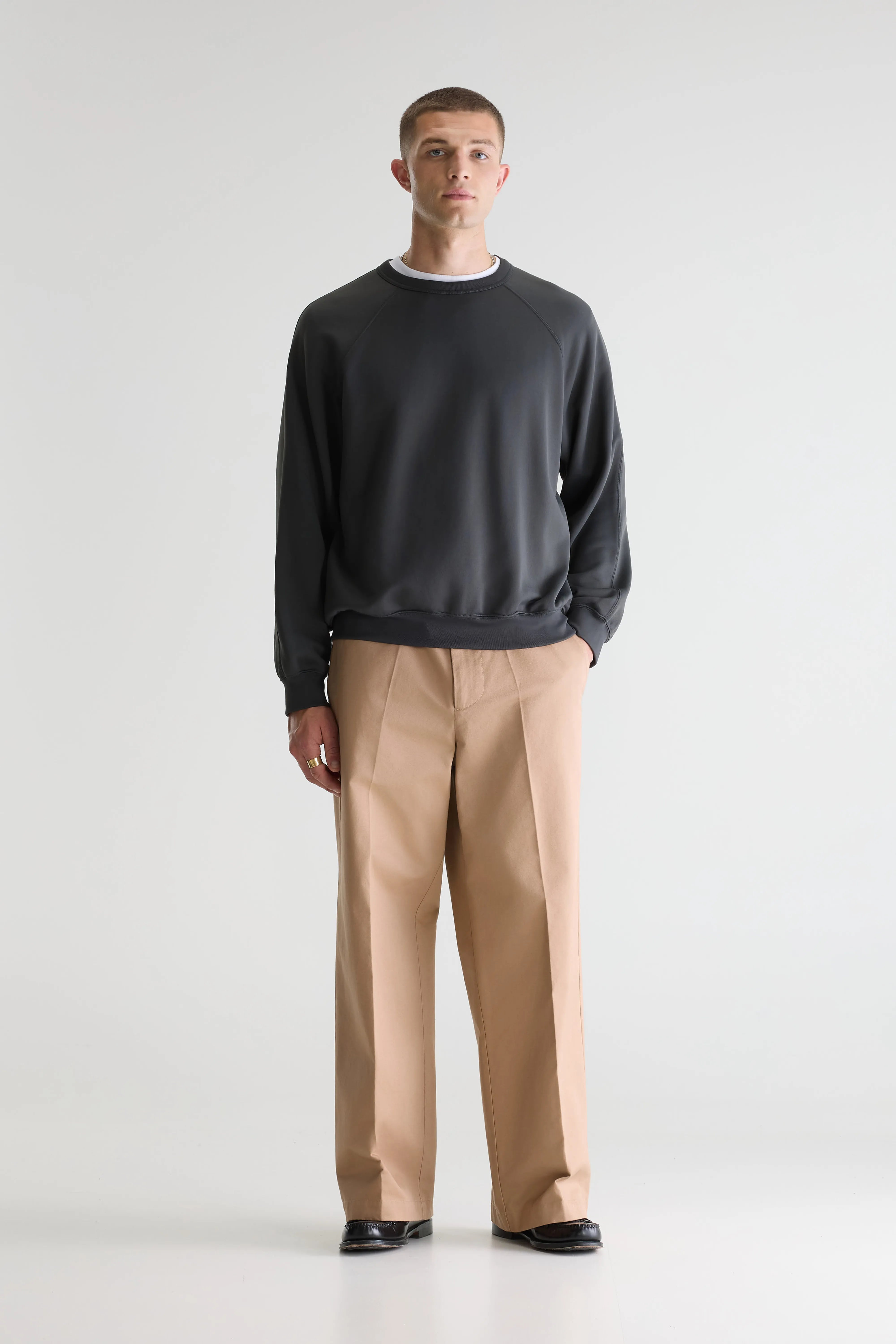 Fablan sweatshirt met ronde hals (261 / M / PIRATE)