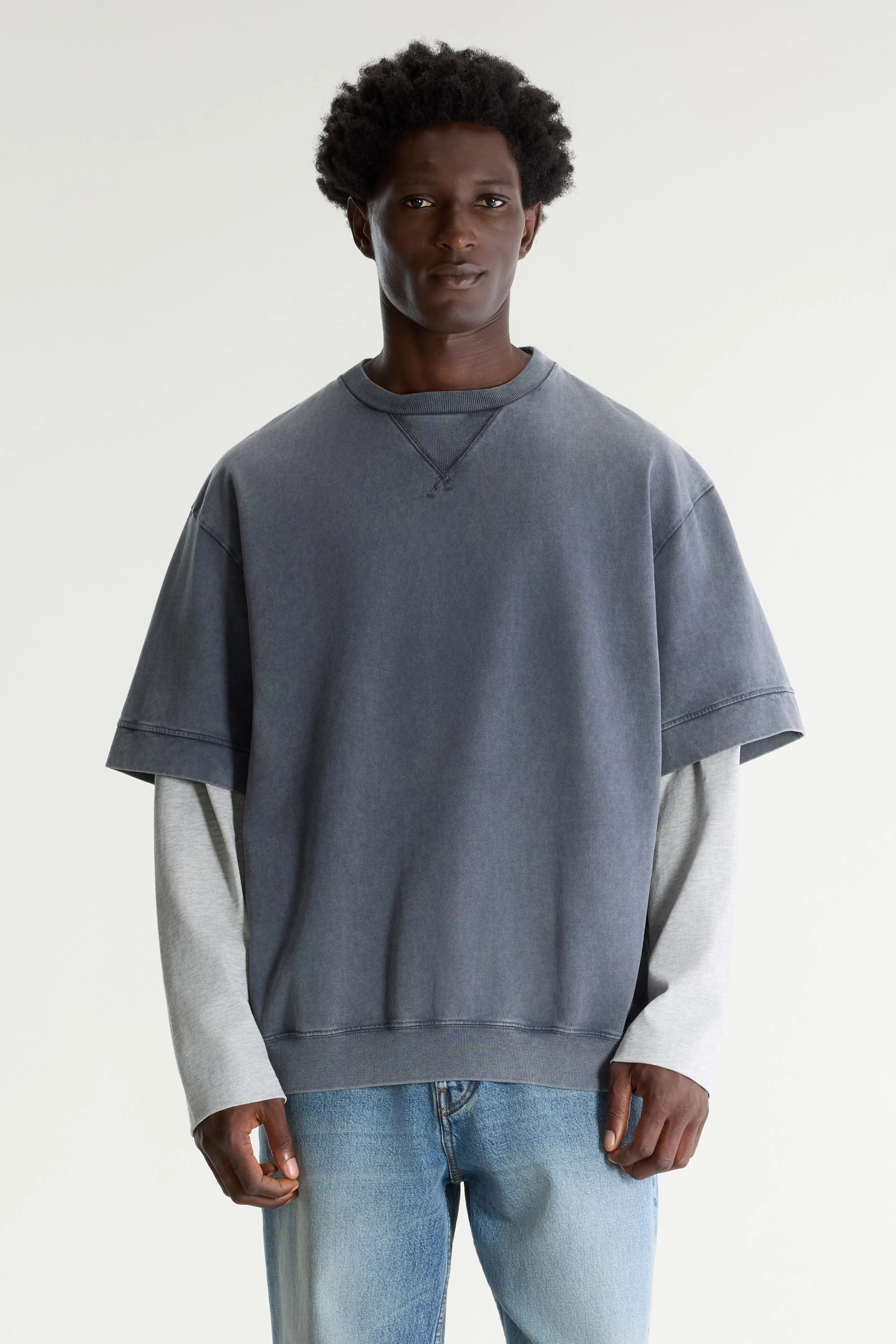 Fantom Short Sleeve T-shirt - Navy For Men | Bellerose