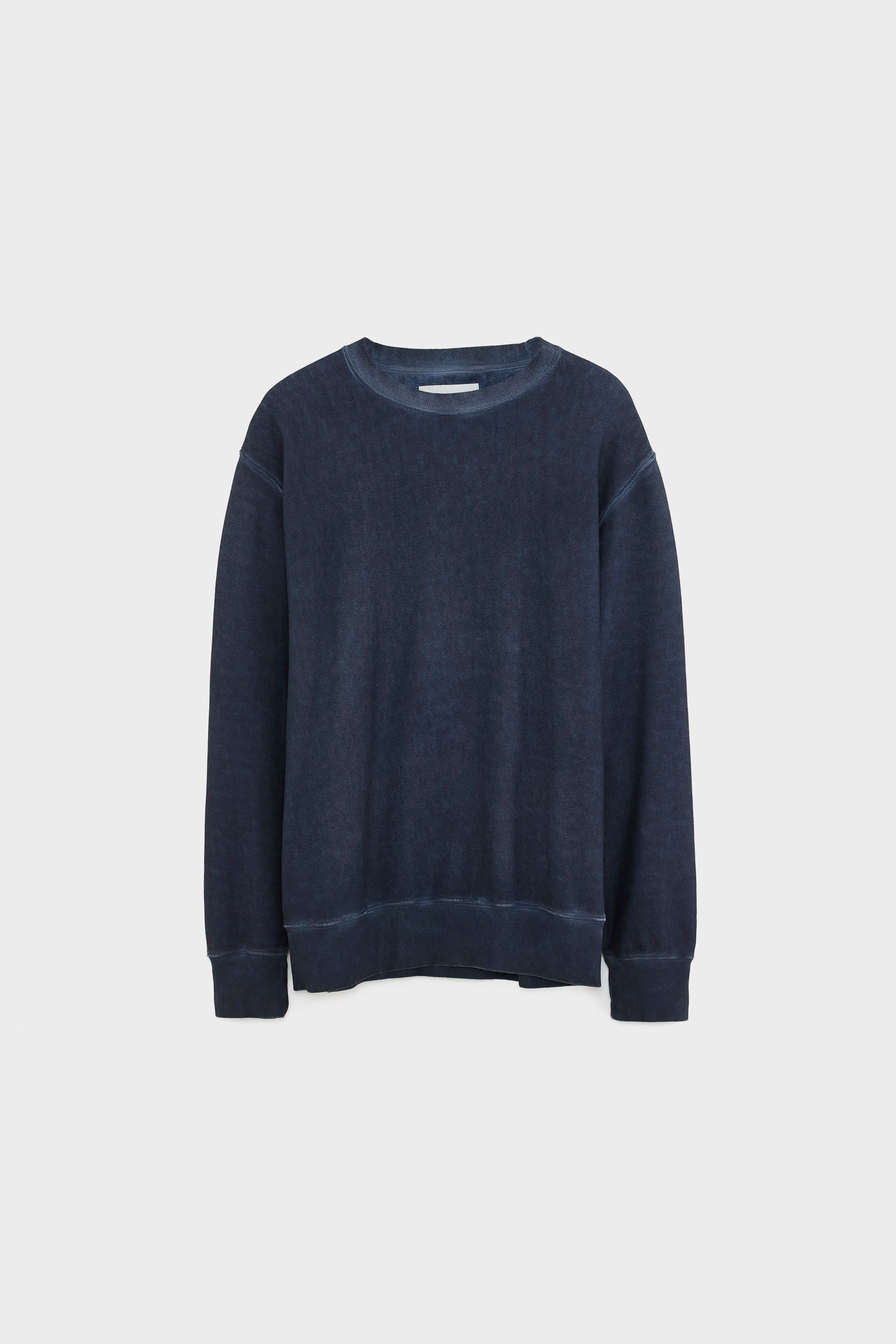 Flake crewneck sweatshirt (261 / M / DARK NAVY)