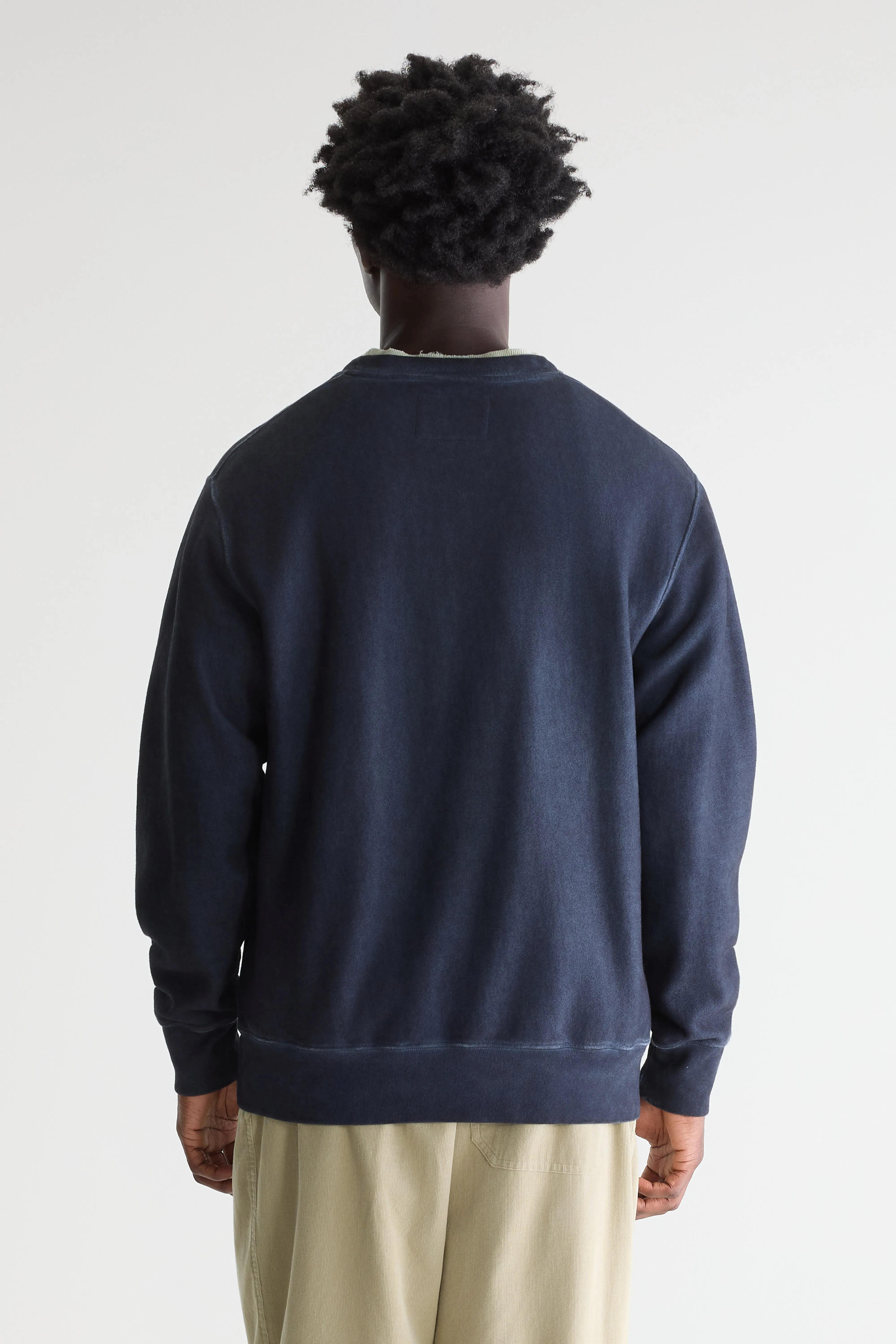 Flake crewneck sweatshirt (261 / M / DARK NAVY)