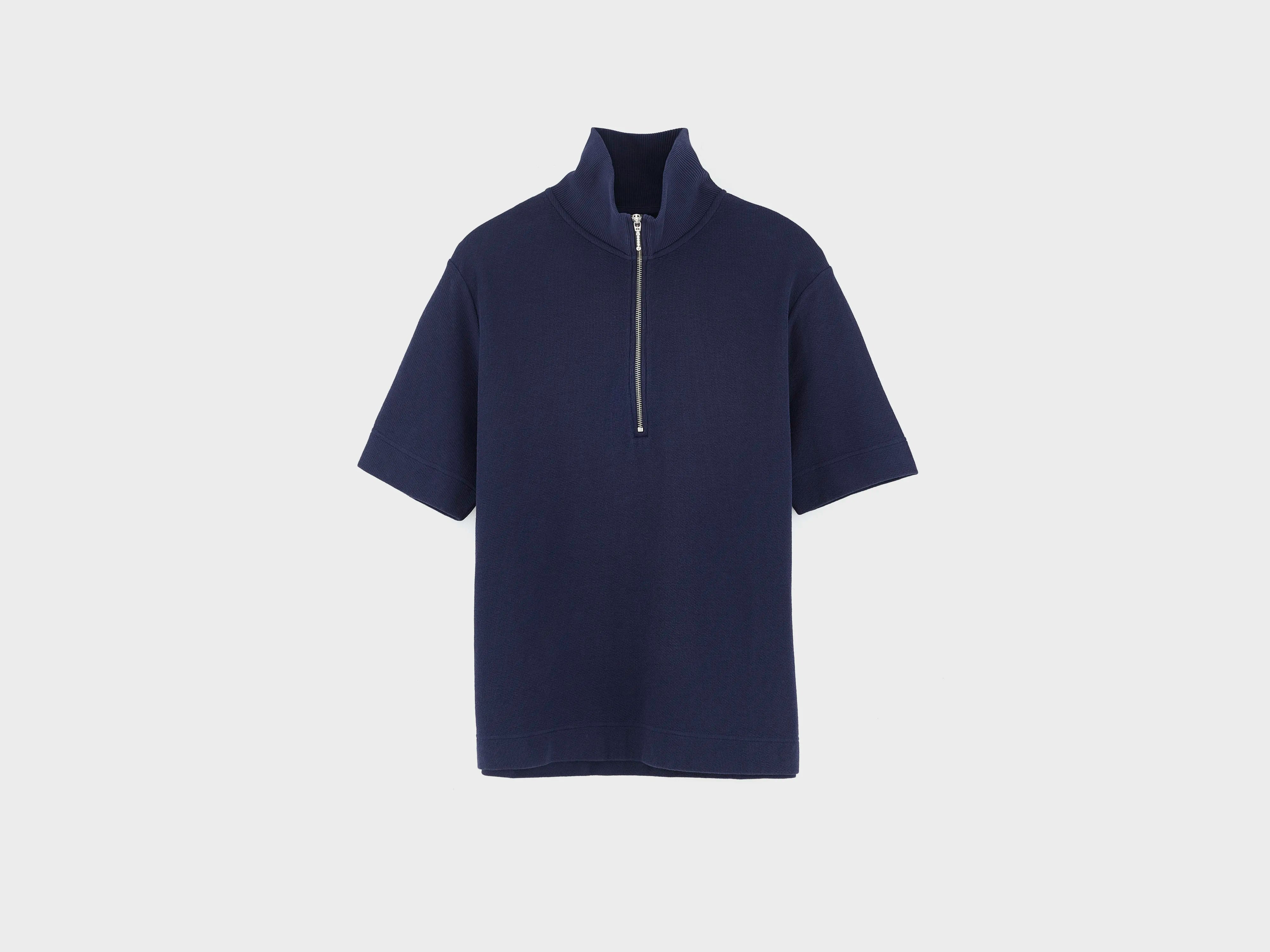 Silas polo met ritssluiting (261 / M / NAVY)