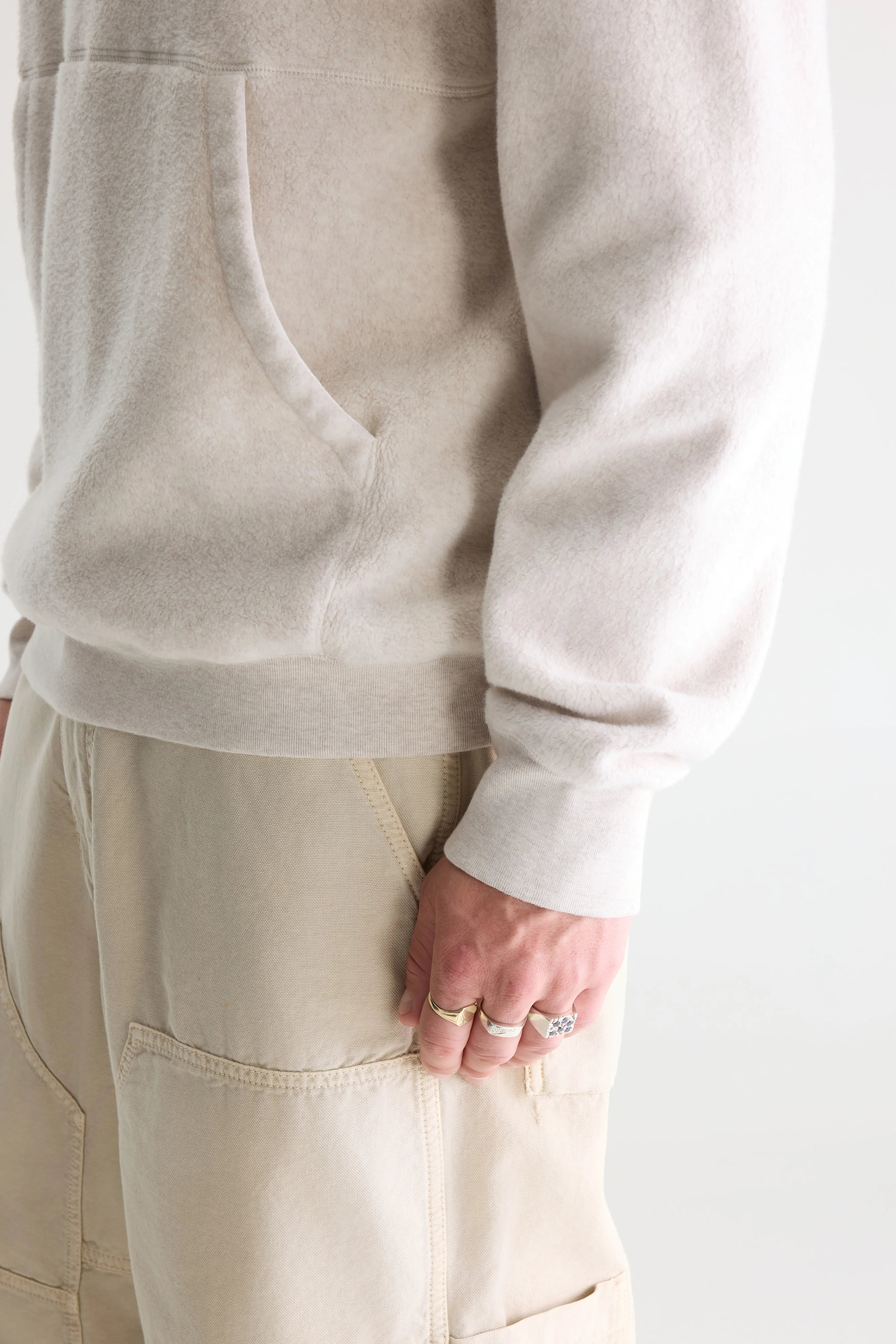 Sweatshirt à capuche Mattis (261 / M / CALCAIRE)