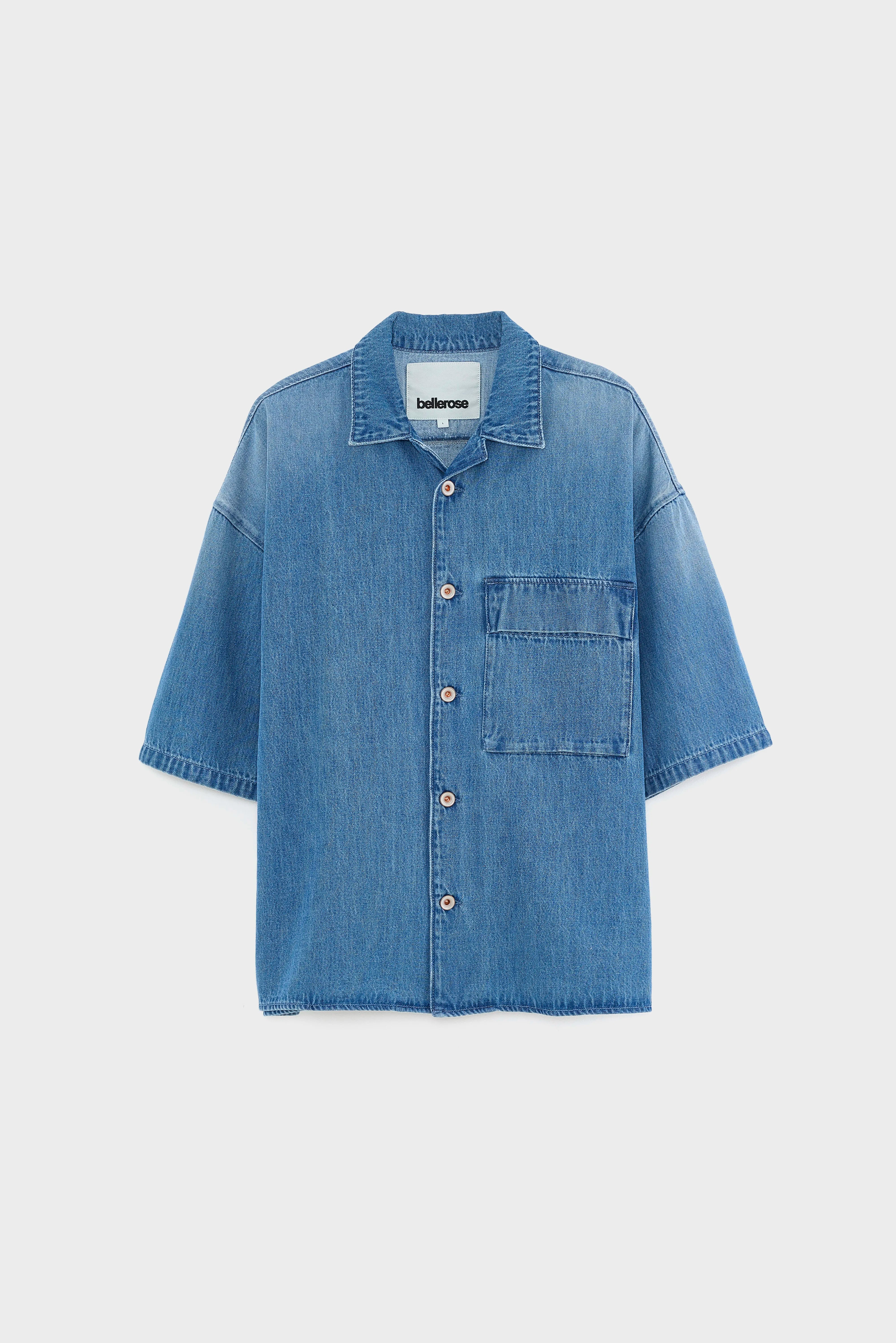 Prim denim hemd (261 / M / HVY STONE WASH)