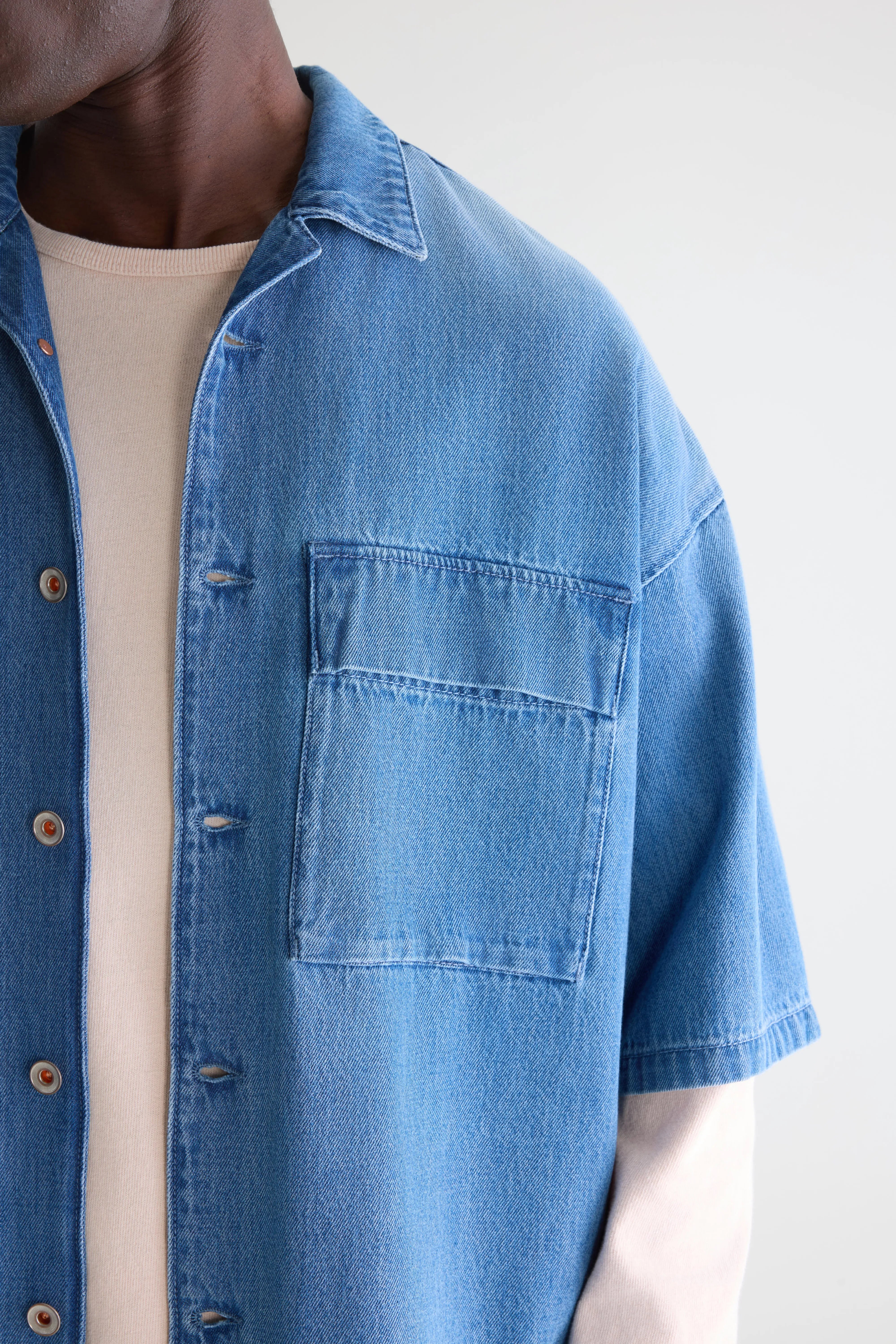 Prim denim hemd (261 / M / HVY STONE WASH)