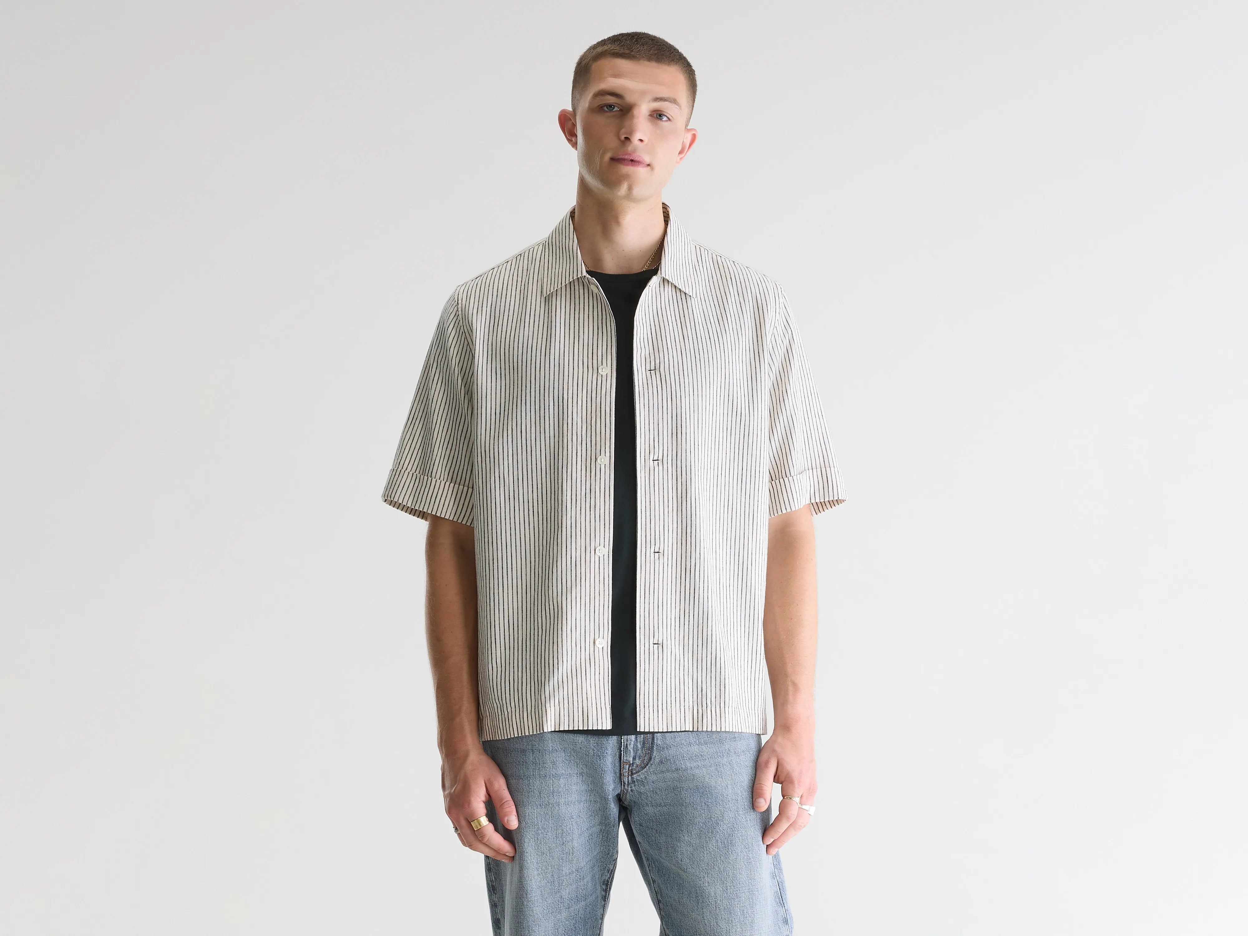 Flint gestreept hemd (261 / M / STRIPE A)