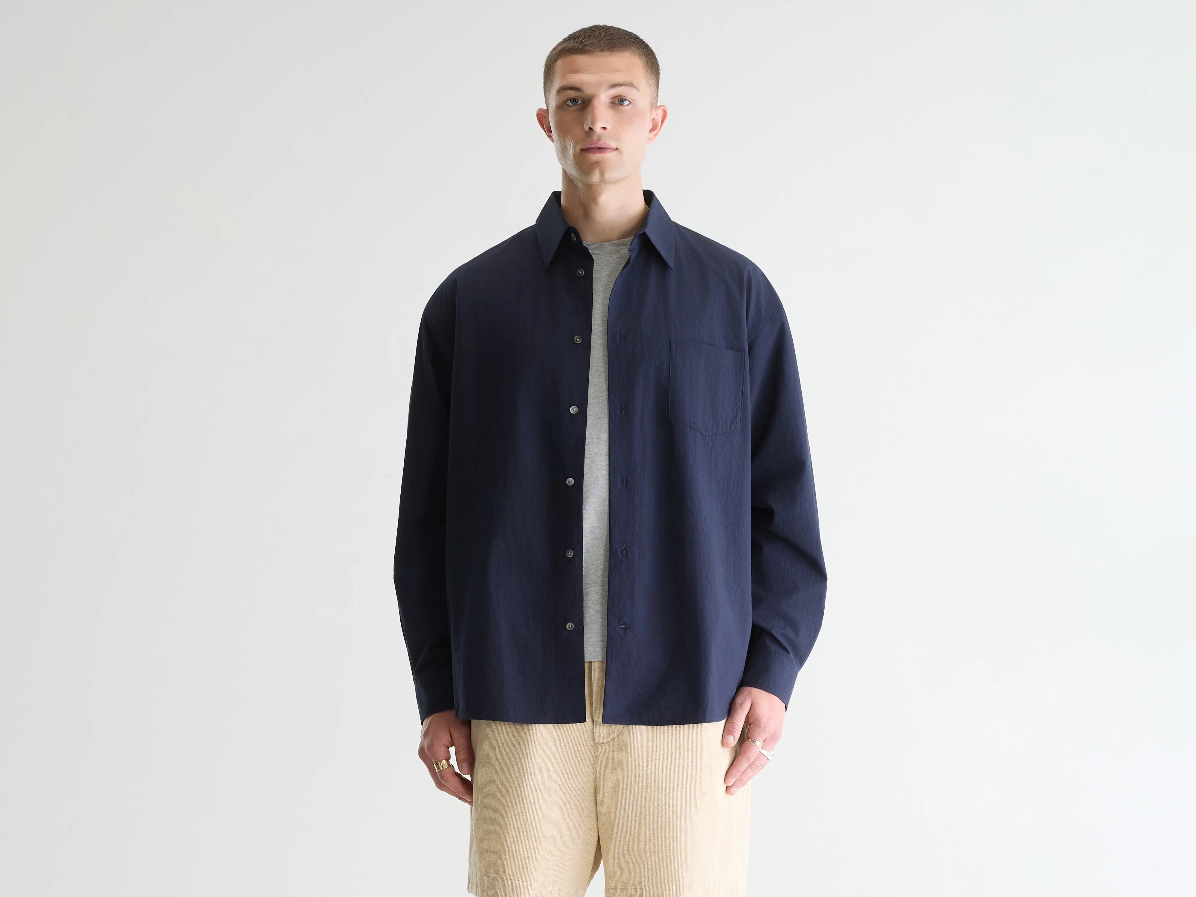 Jops relaxed shirt (261 / M / NAVY)