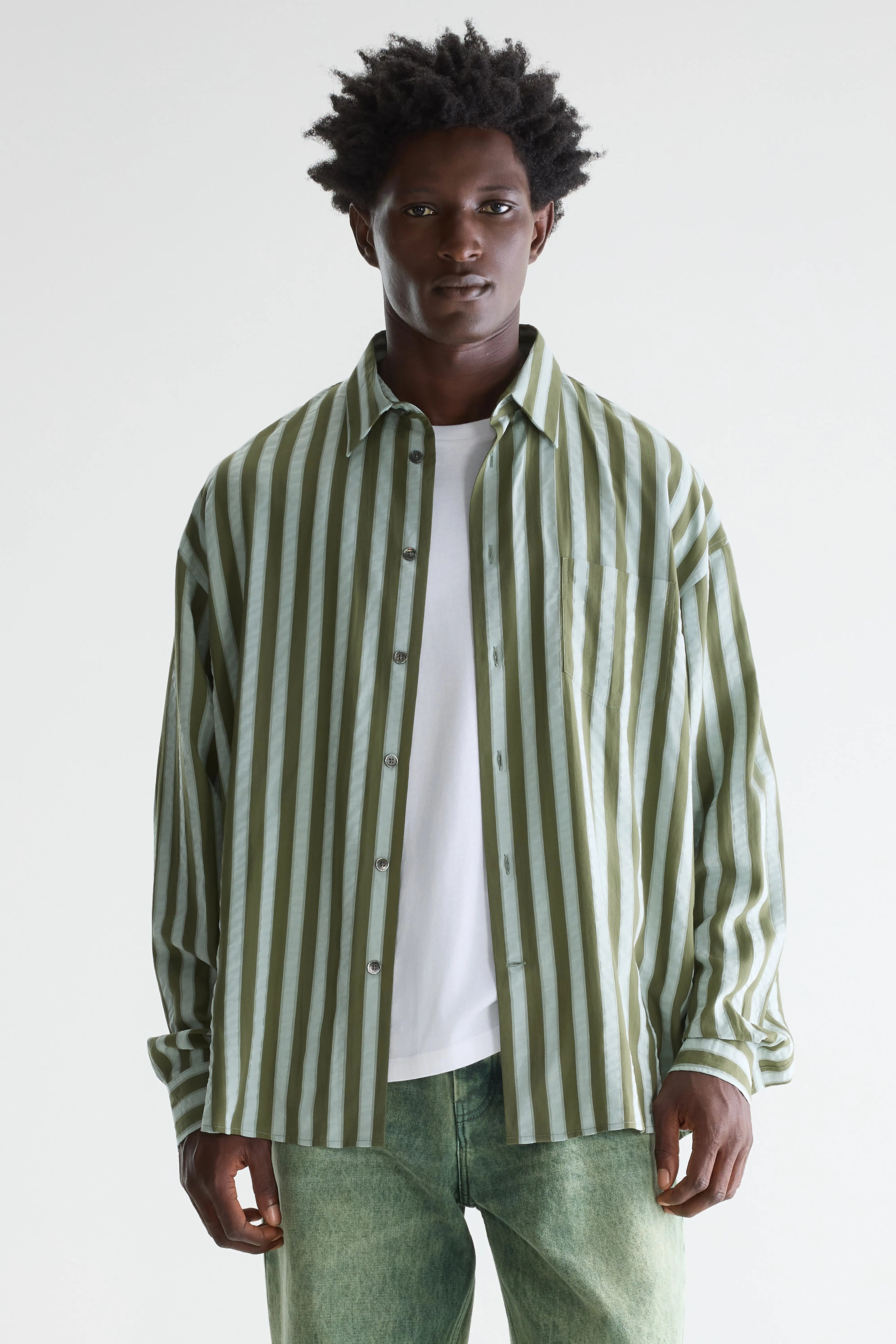 Jops relaxed shirt (261 / M / STRIPE D)