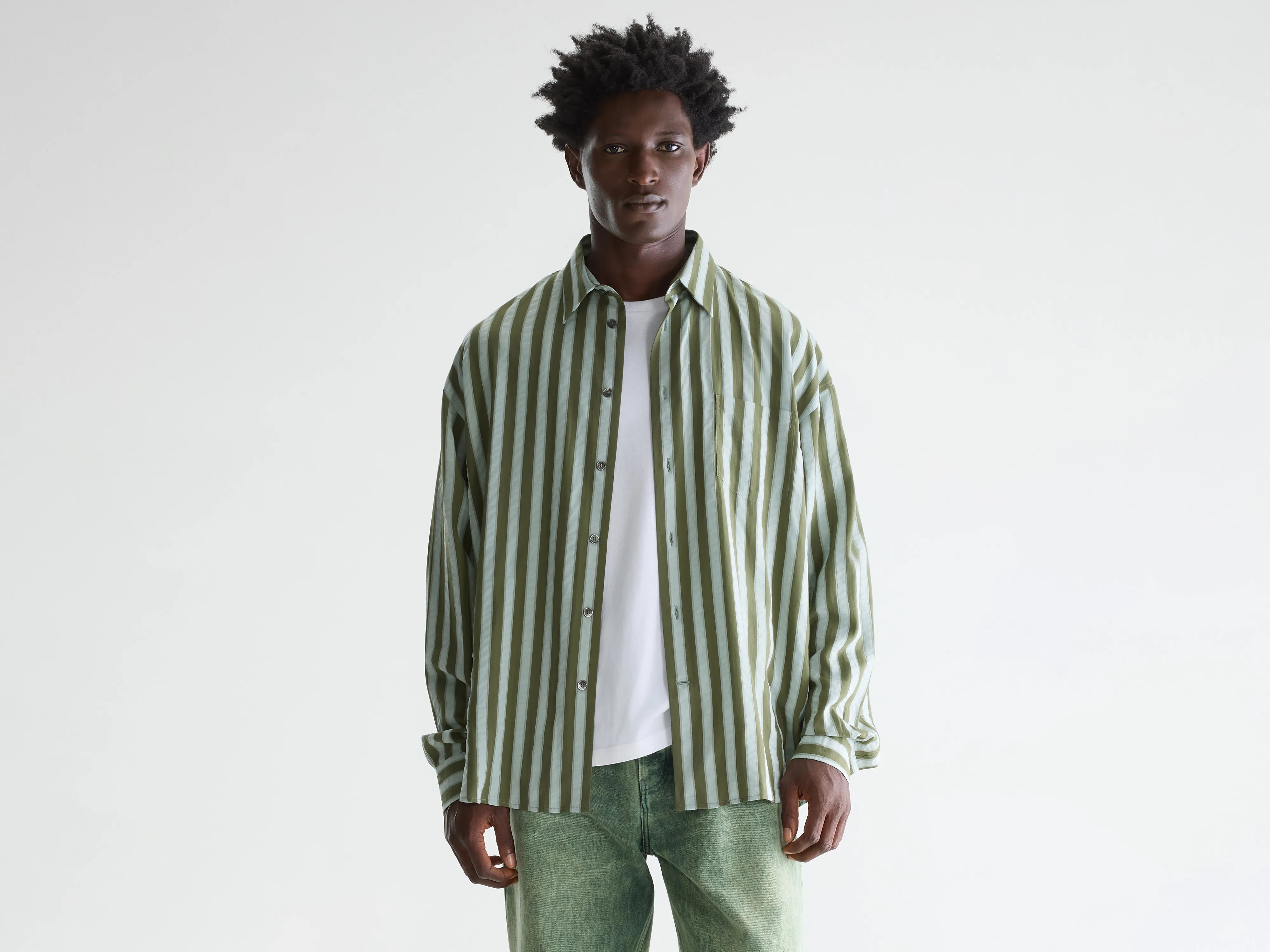 Jops relaxed shirt (261 / M / STRIPE D)