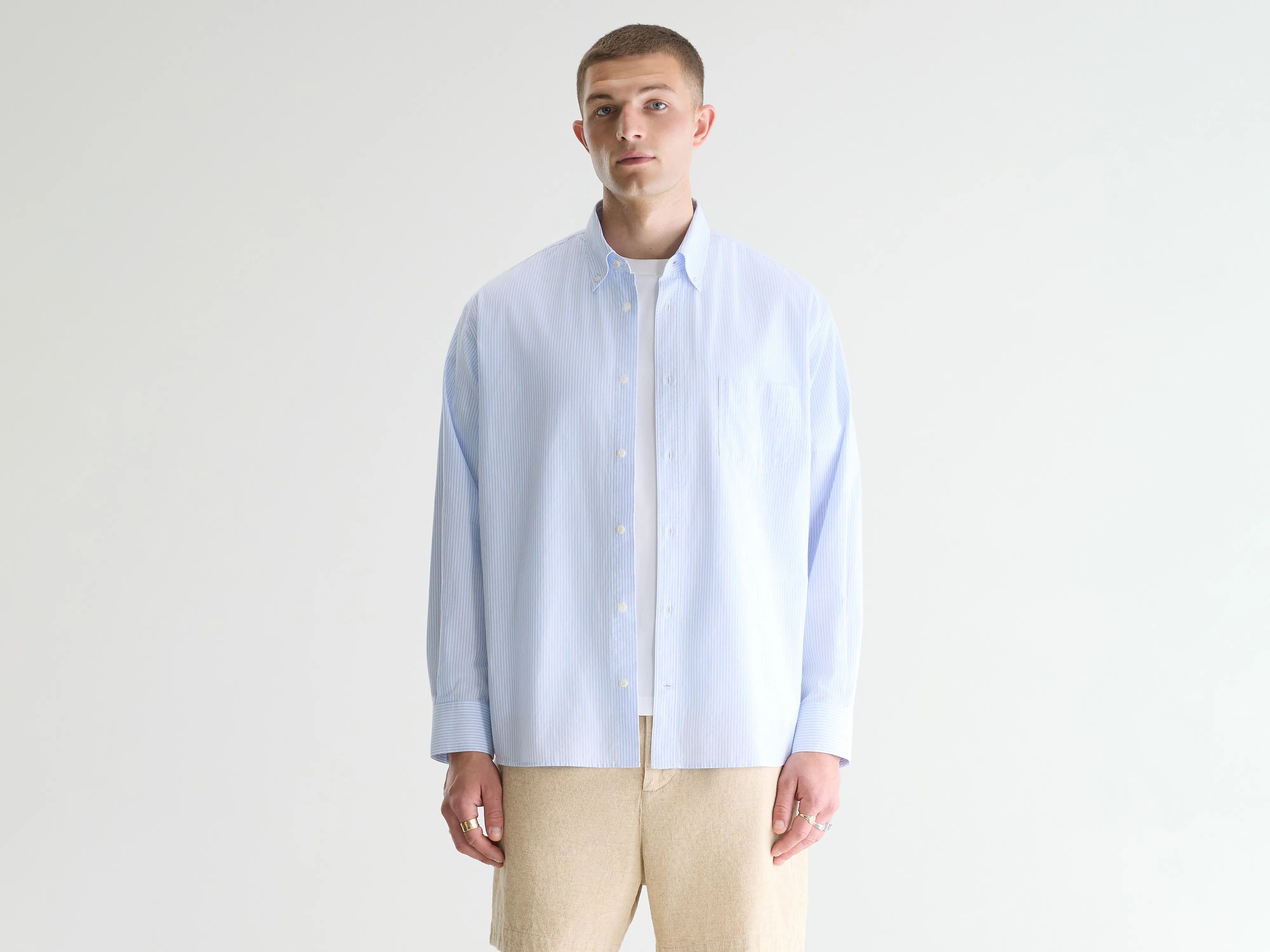 Lighto relaxed gestreept hemd (261 / M / STRIPE A)