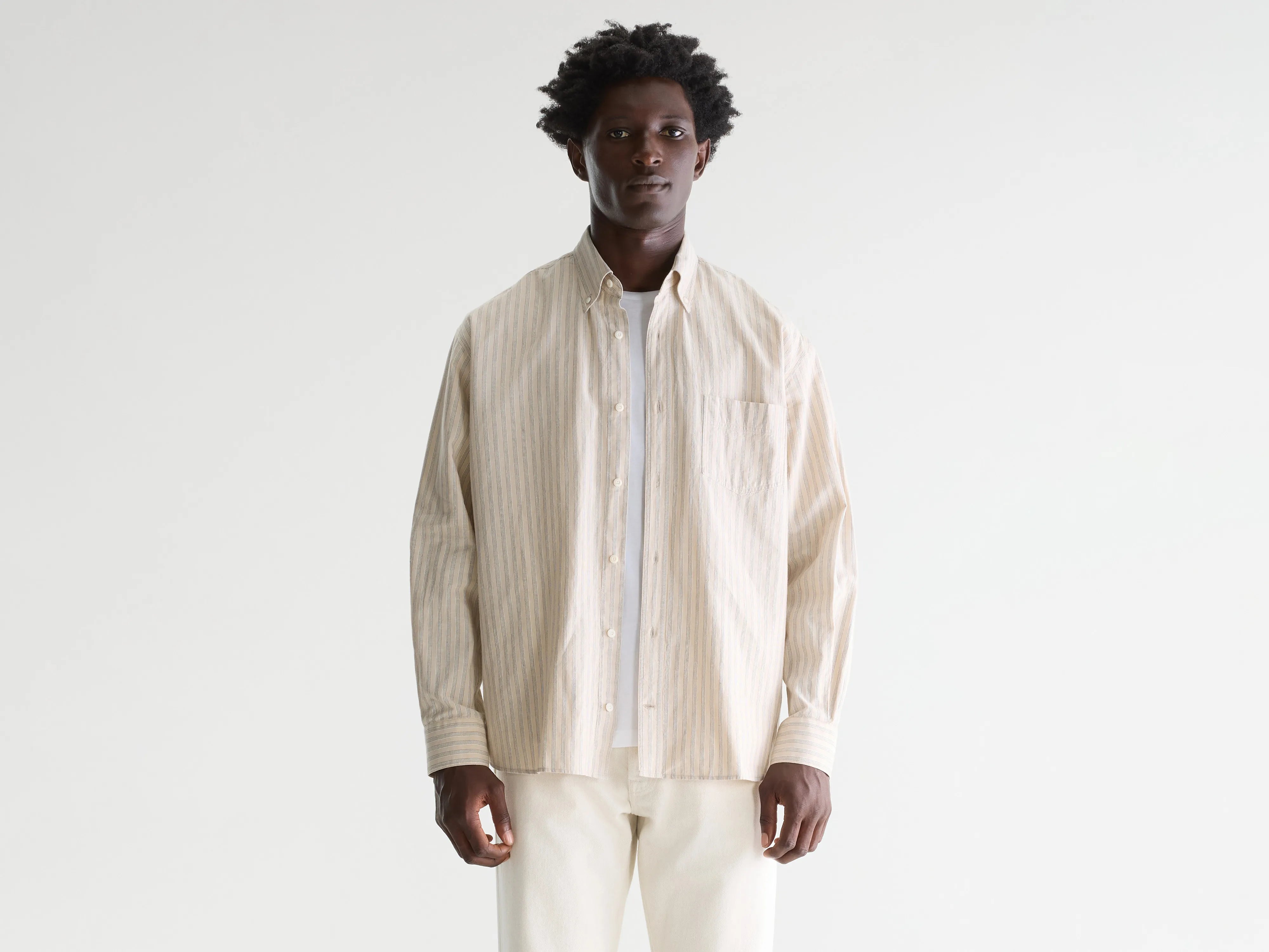Lighto relaxed gestreept overhemd (261 / M / STRIPE C)
