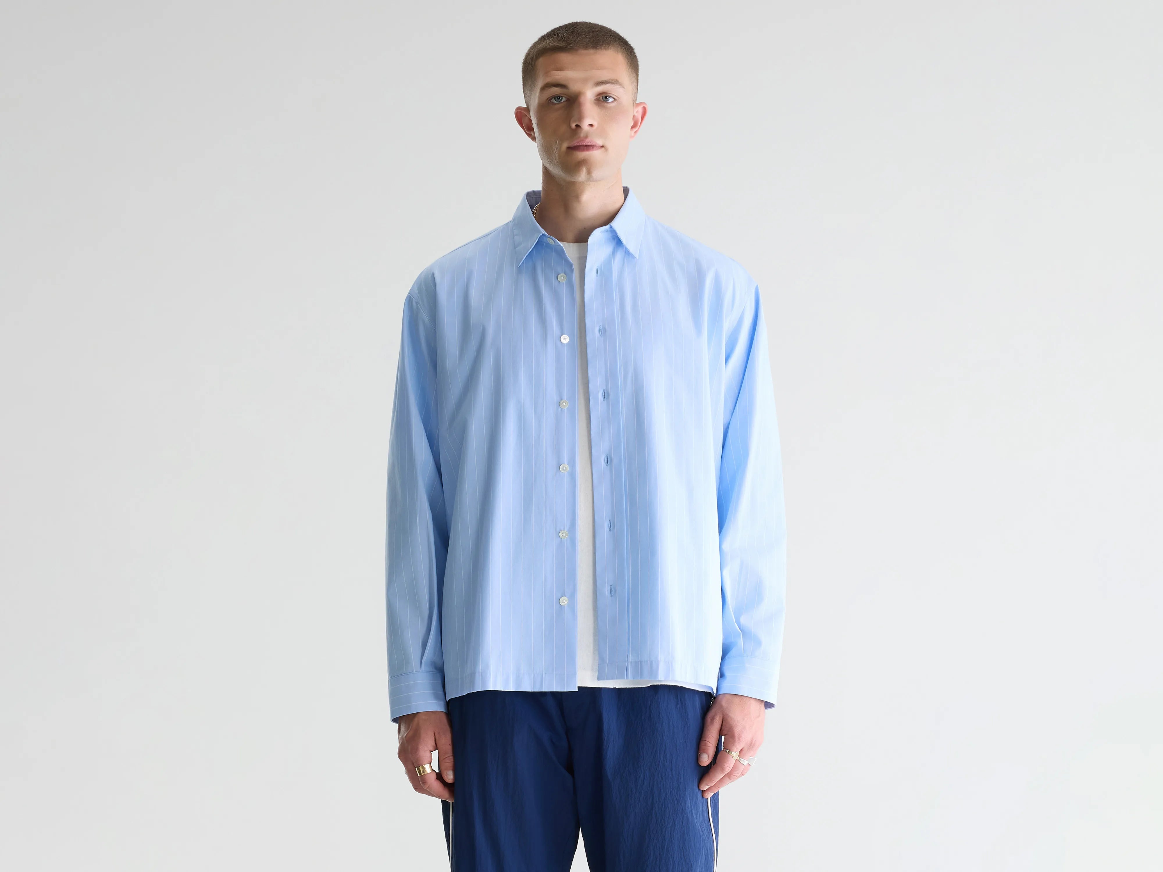 Flippy gestreept popeline hemd (261 / M / STRIPE B)