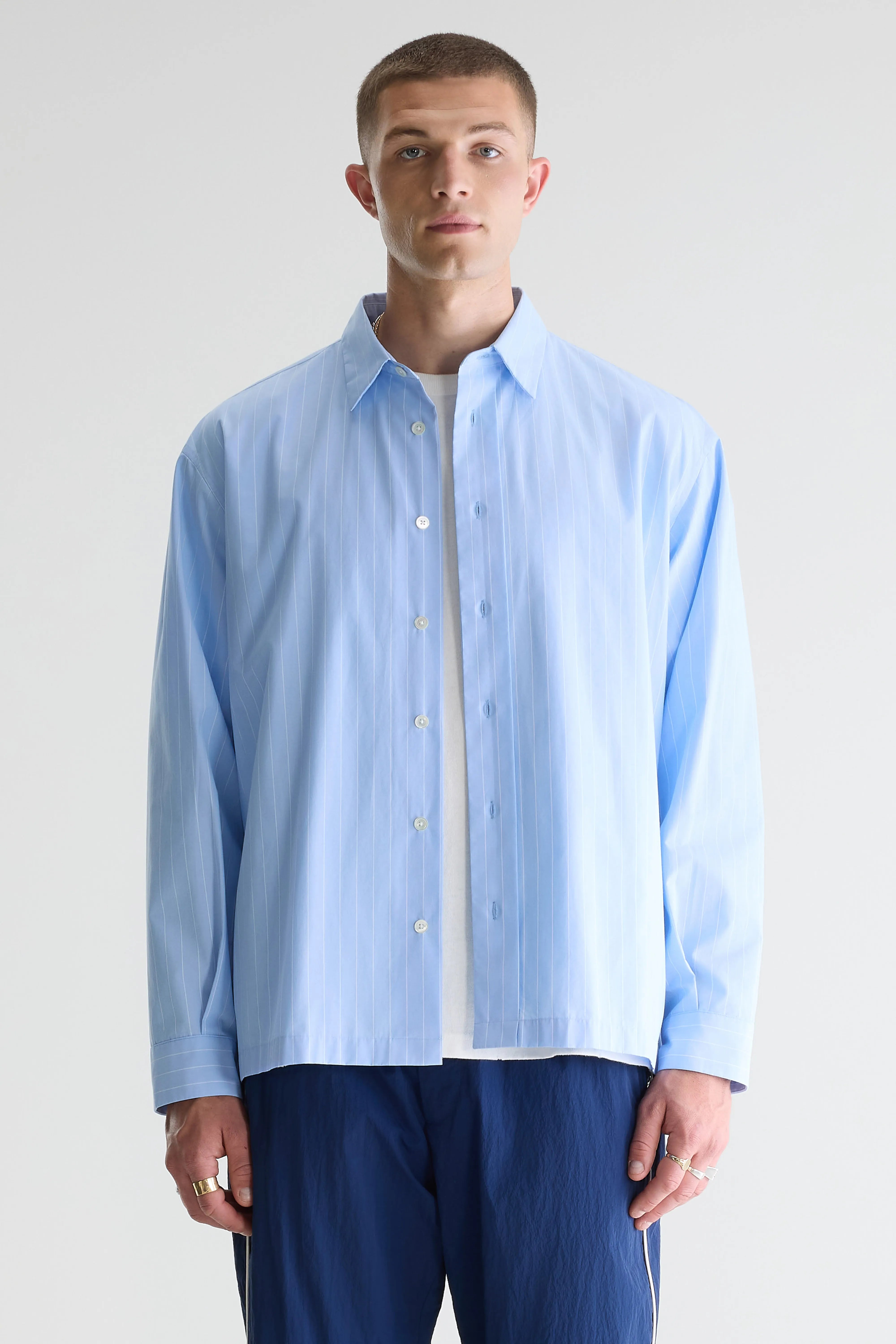 Flippy gestreept popeline hemd (261 / M / STRIPE B)
