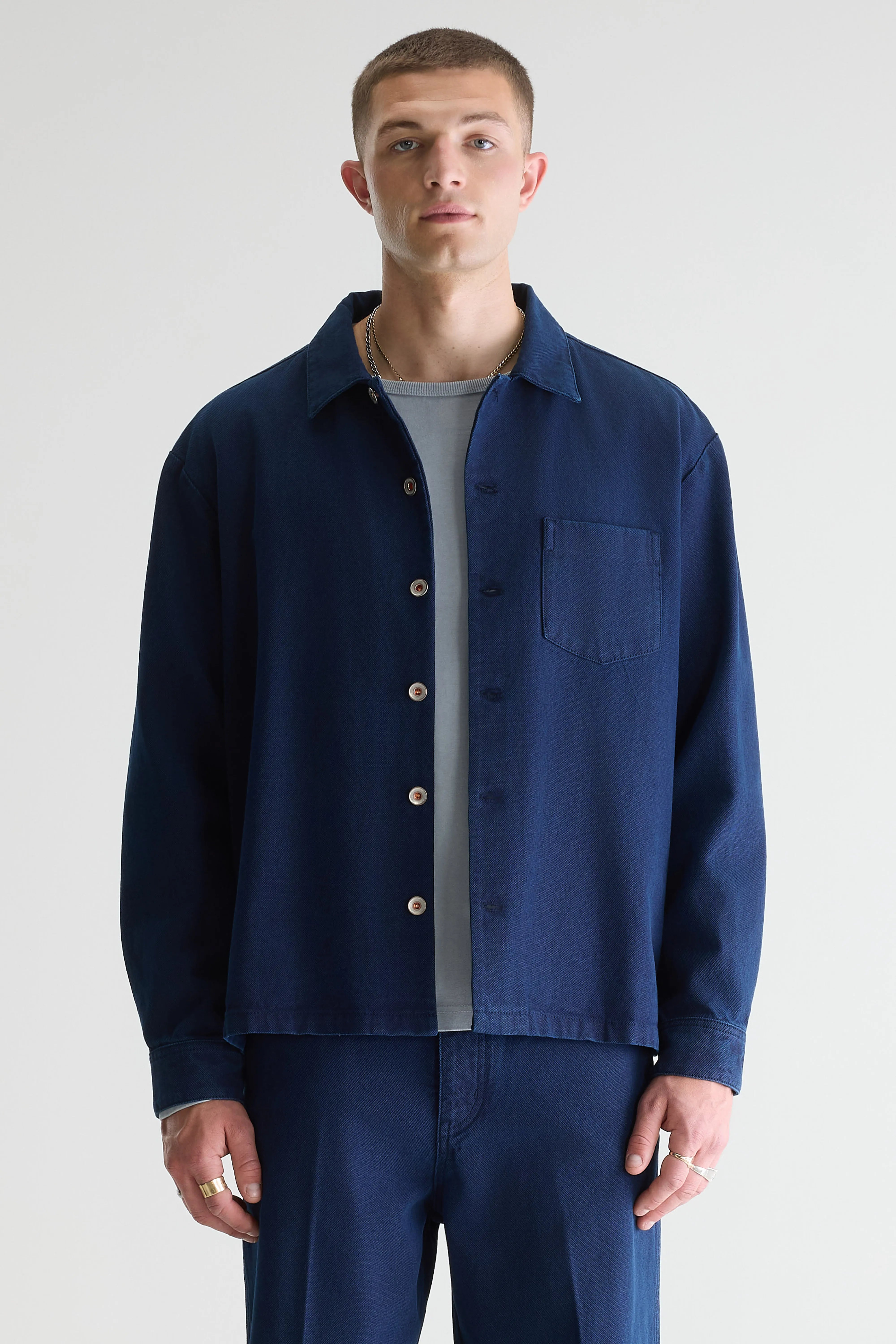 Goney denim overshirt (261 / M / INDIGO)