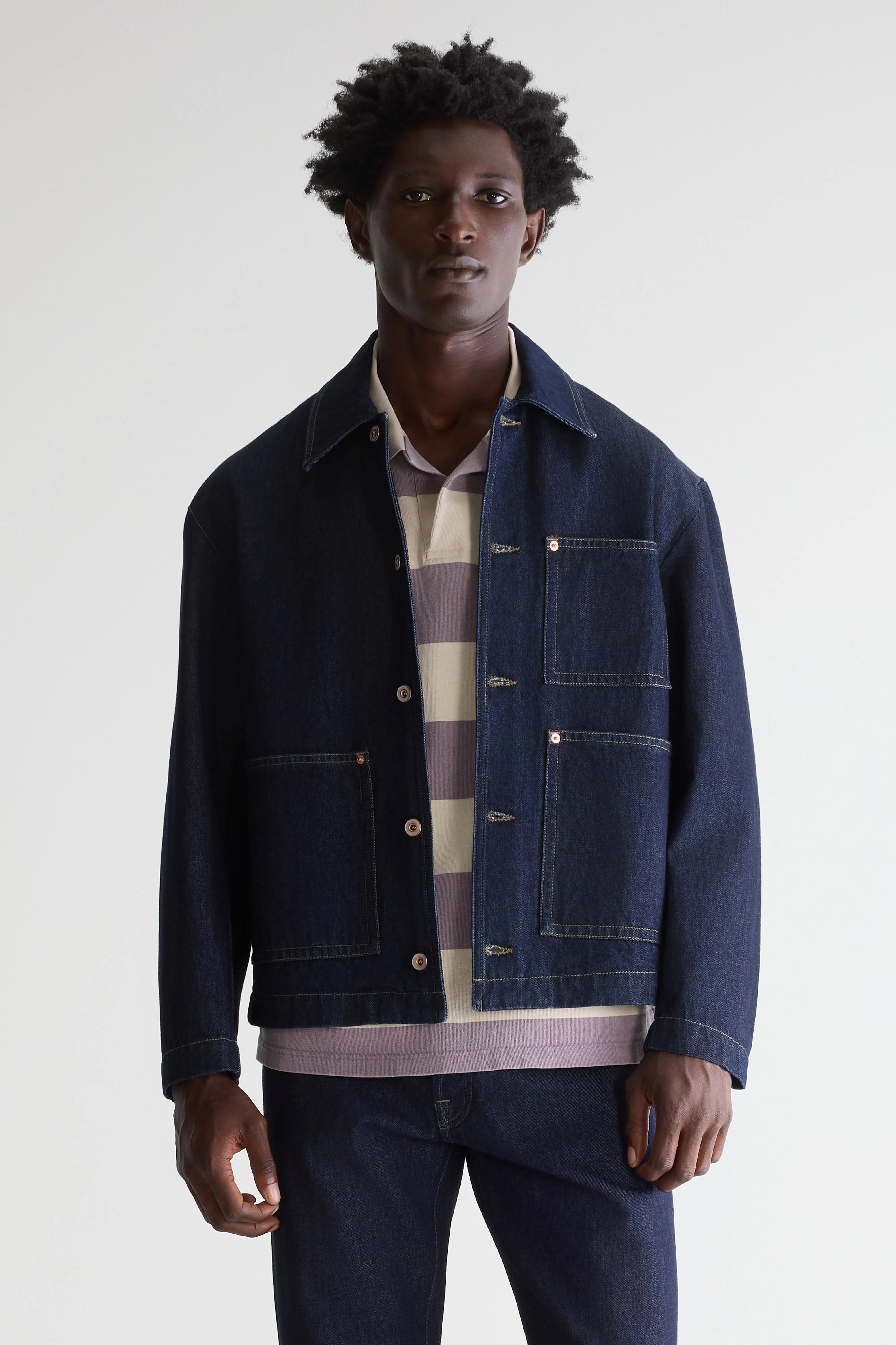 Veste en denim Kadillac (261 / M / BLUE RINSE)