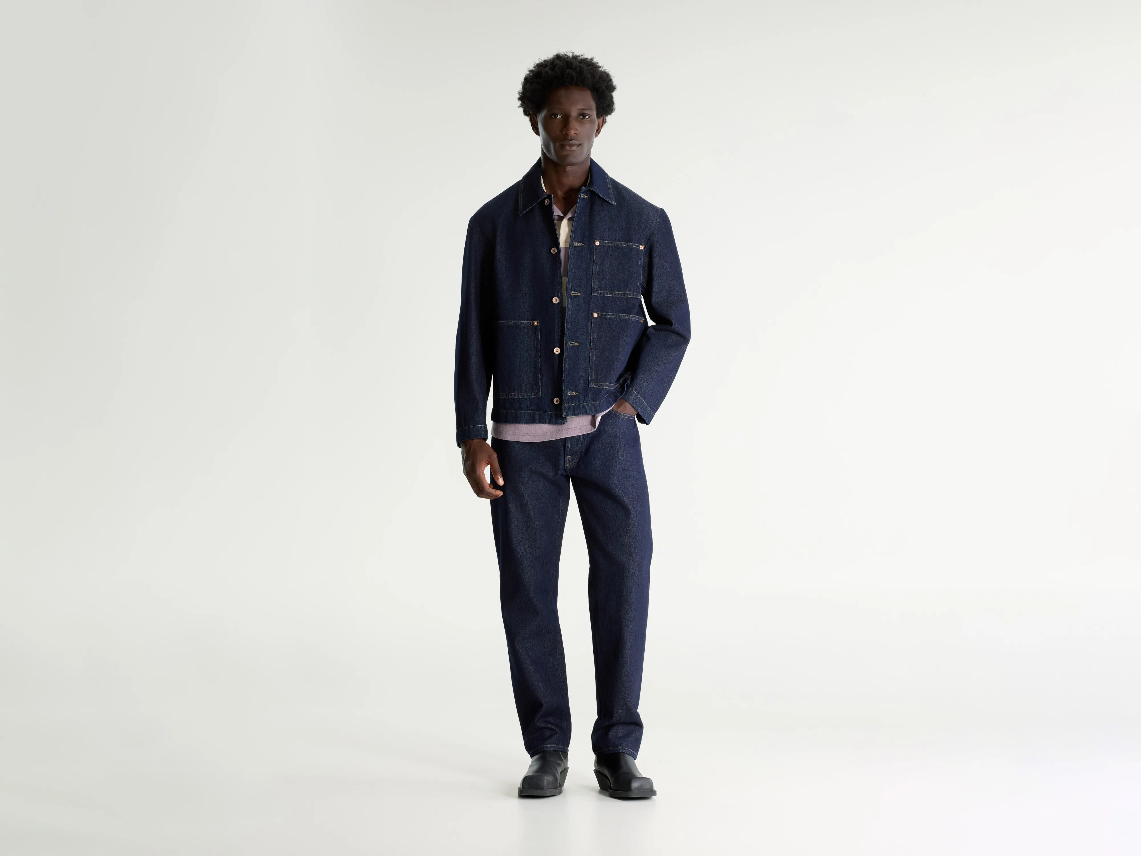 Veste en denim Kadillac (261 / M / BLUE RINSE)