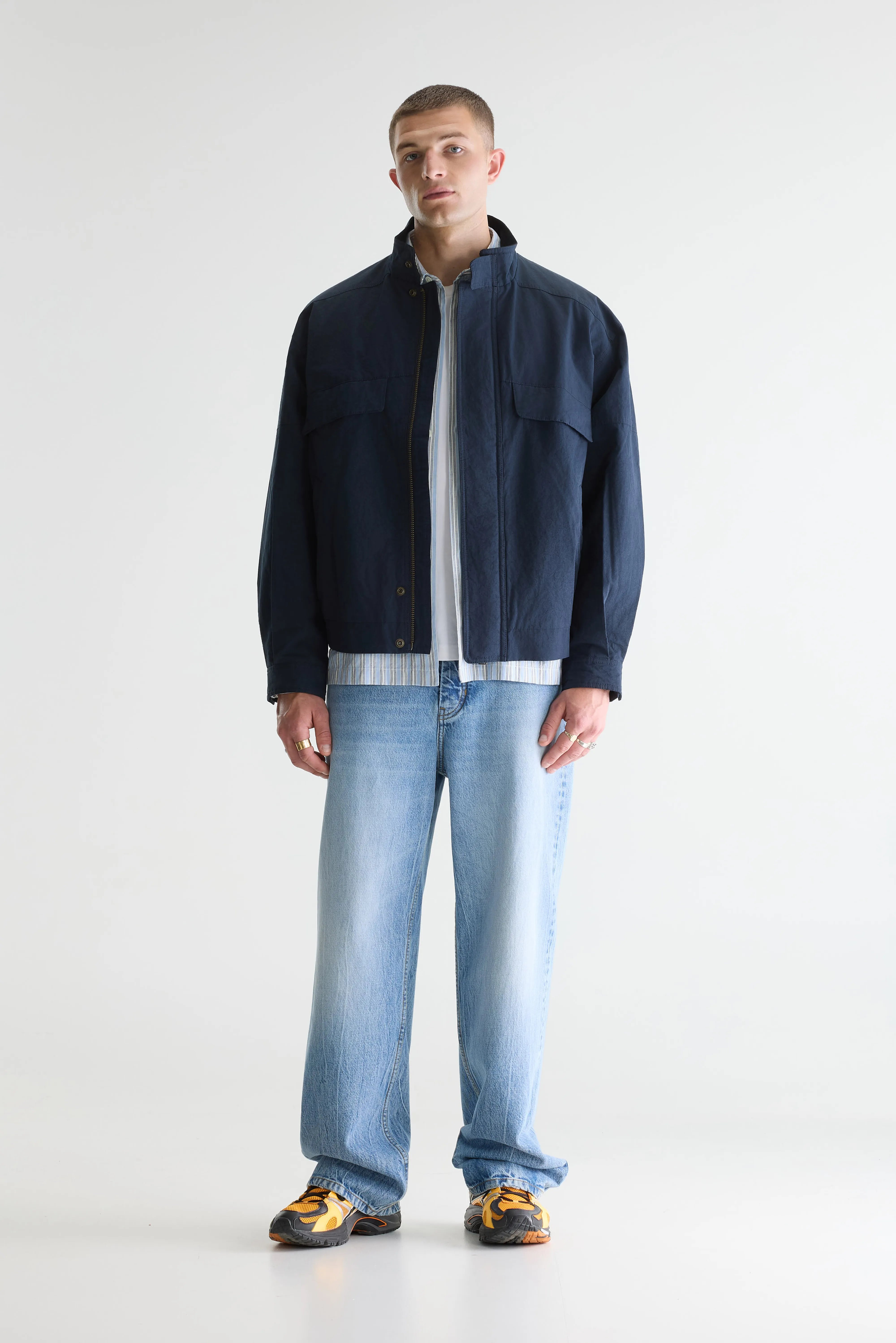 Jabon relaxed jas (261 / M / NAVY)