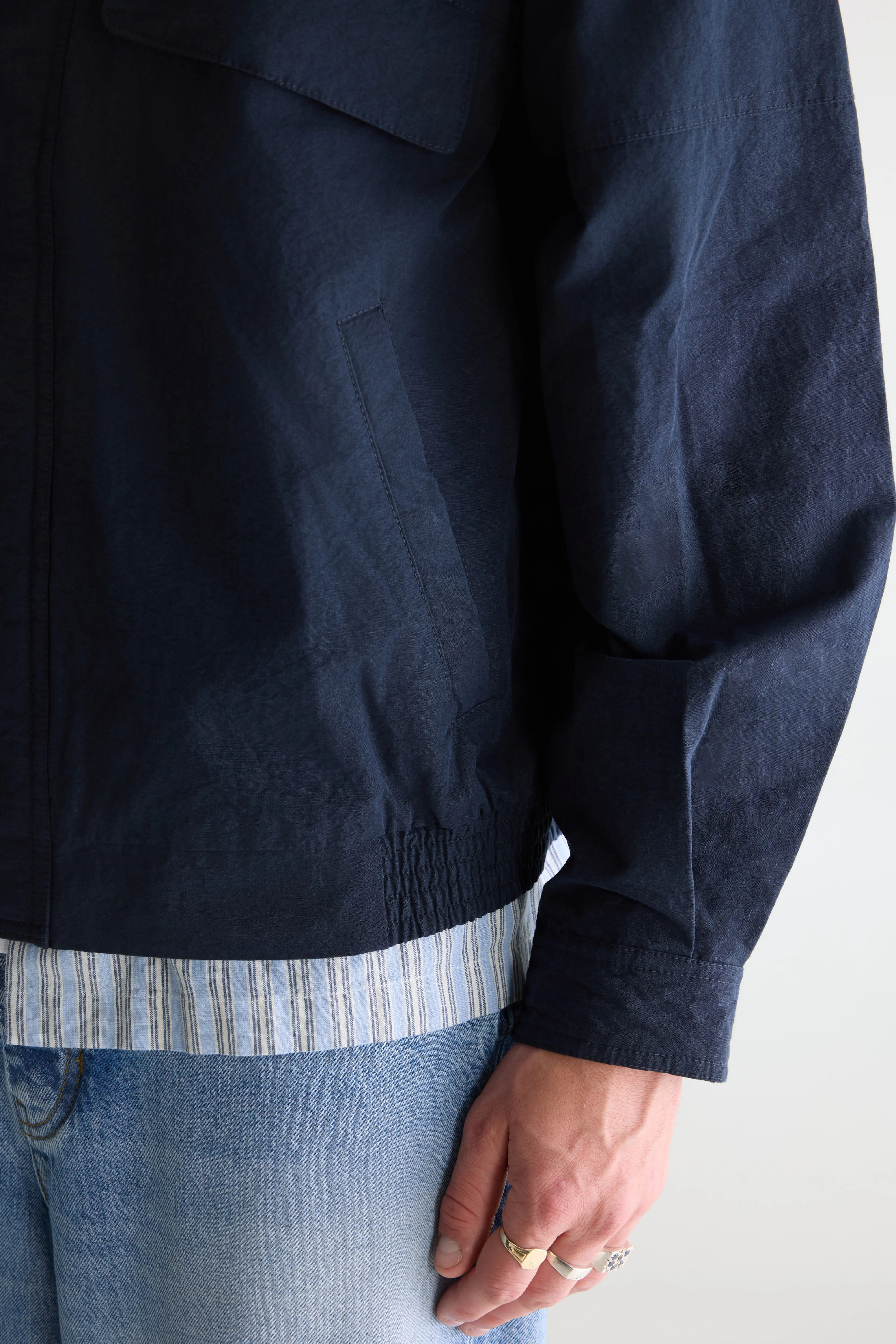 Jabon relaxed jas (261 / M / NAVY)