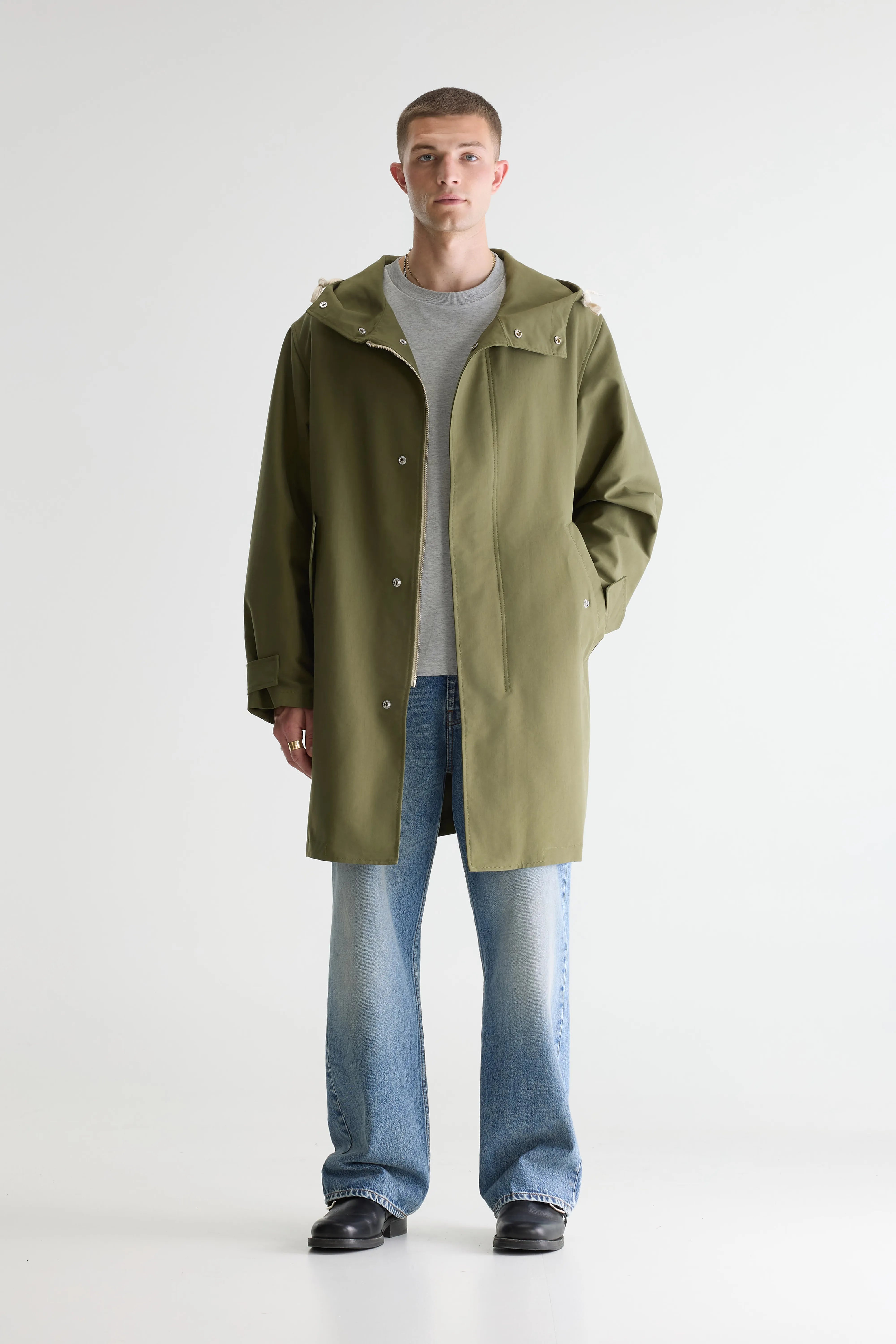 Hansom parka met capuchon (261 / M / ARMY)
