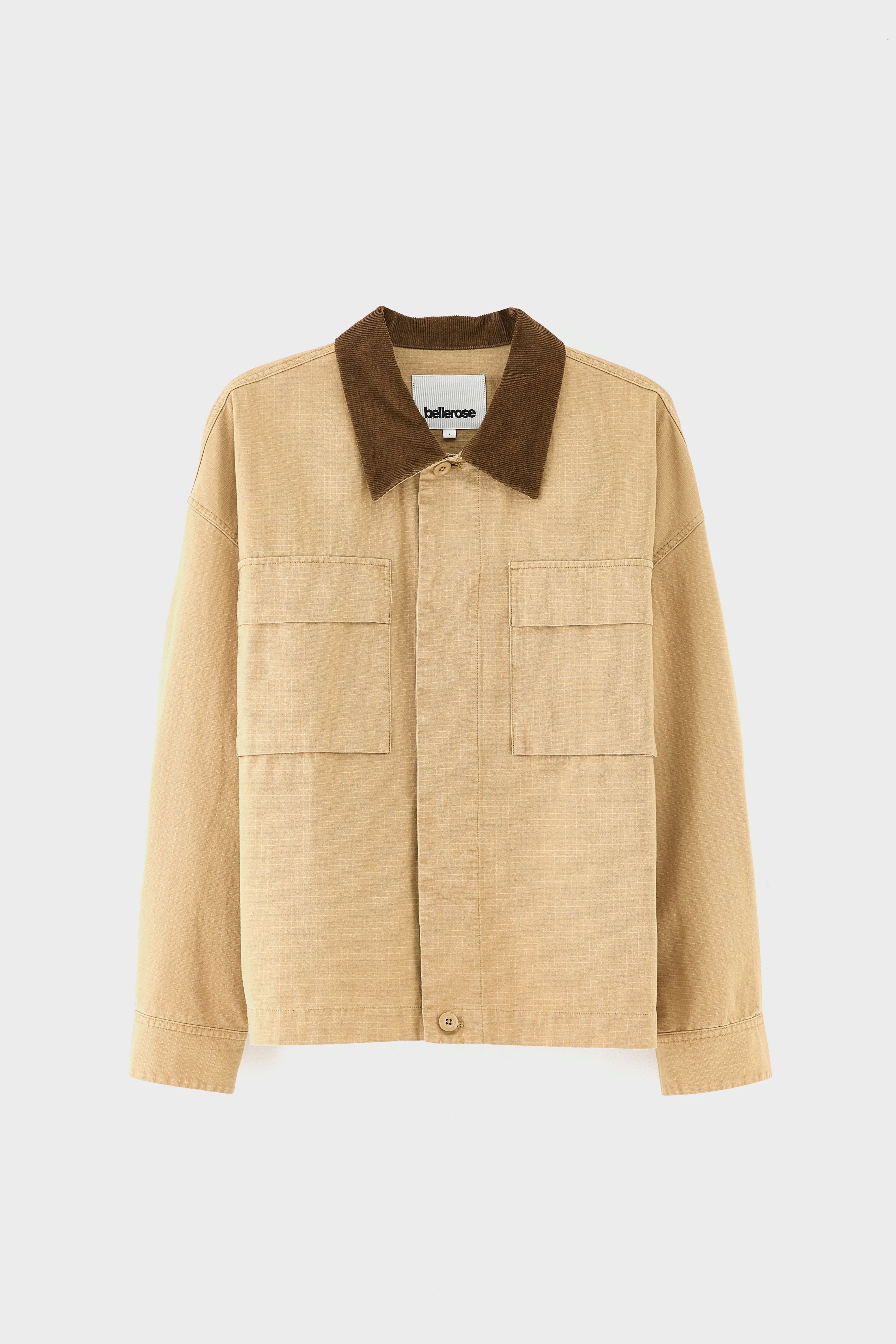 Plover work-wear overshirt (261 / M / CLAY)