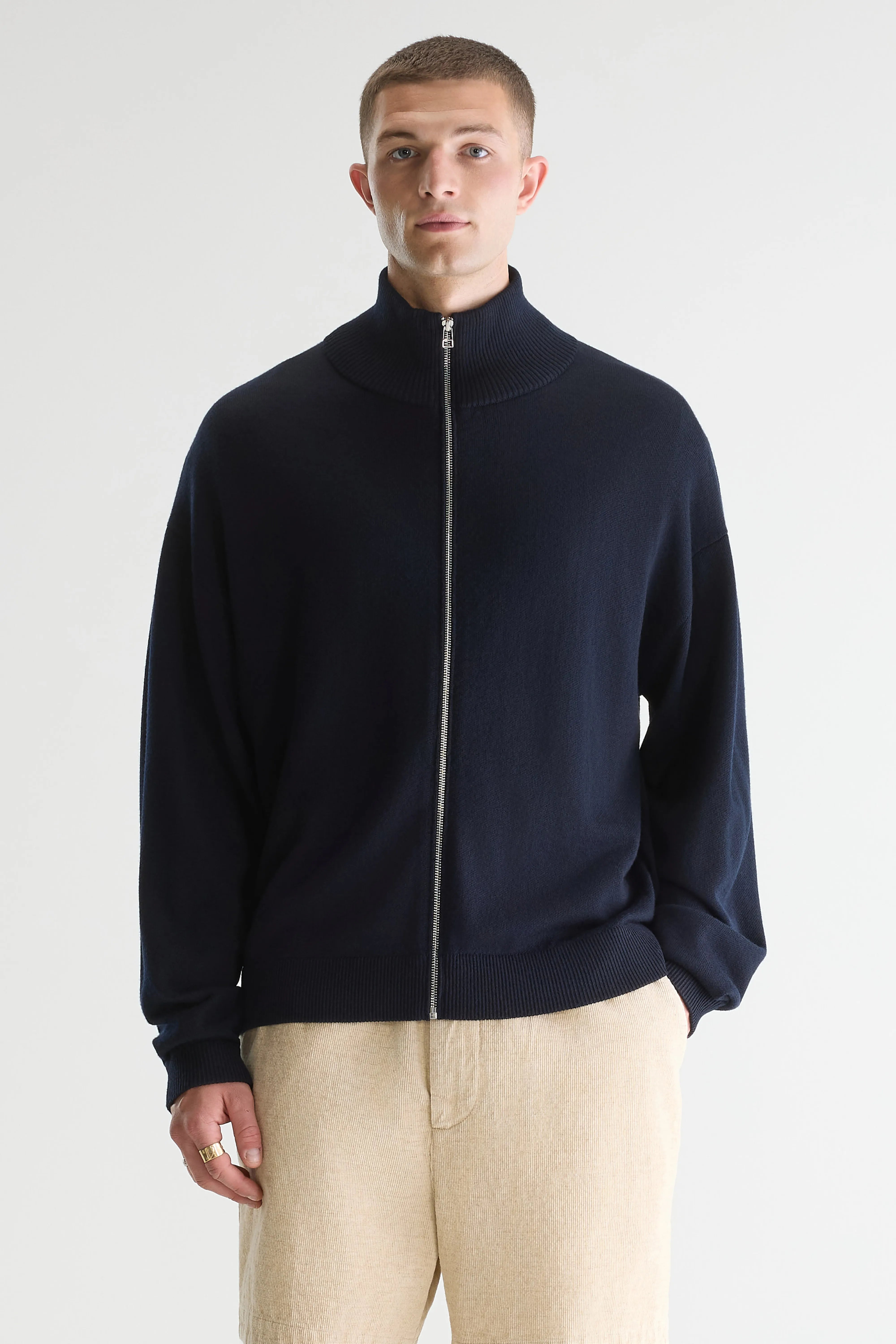 Siap cardigan met ritssluiting (262 / M / NAVY)