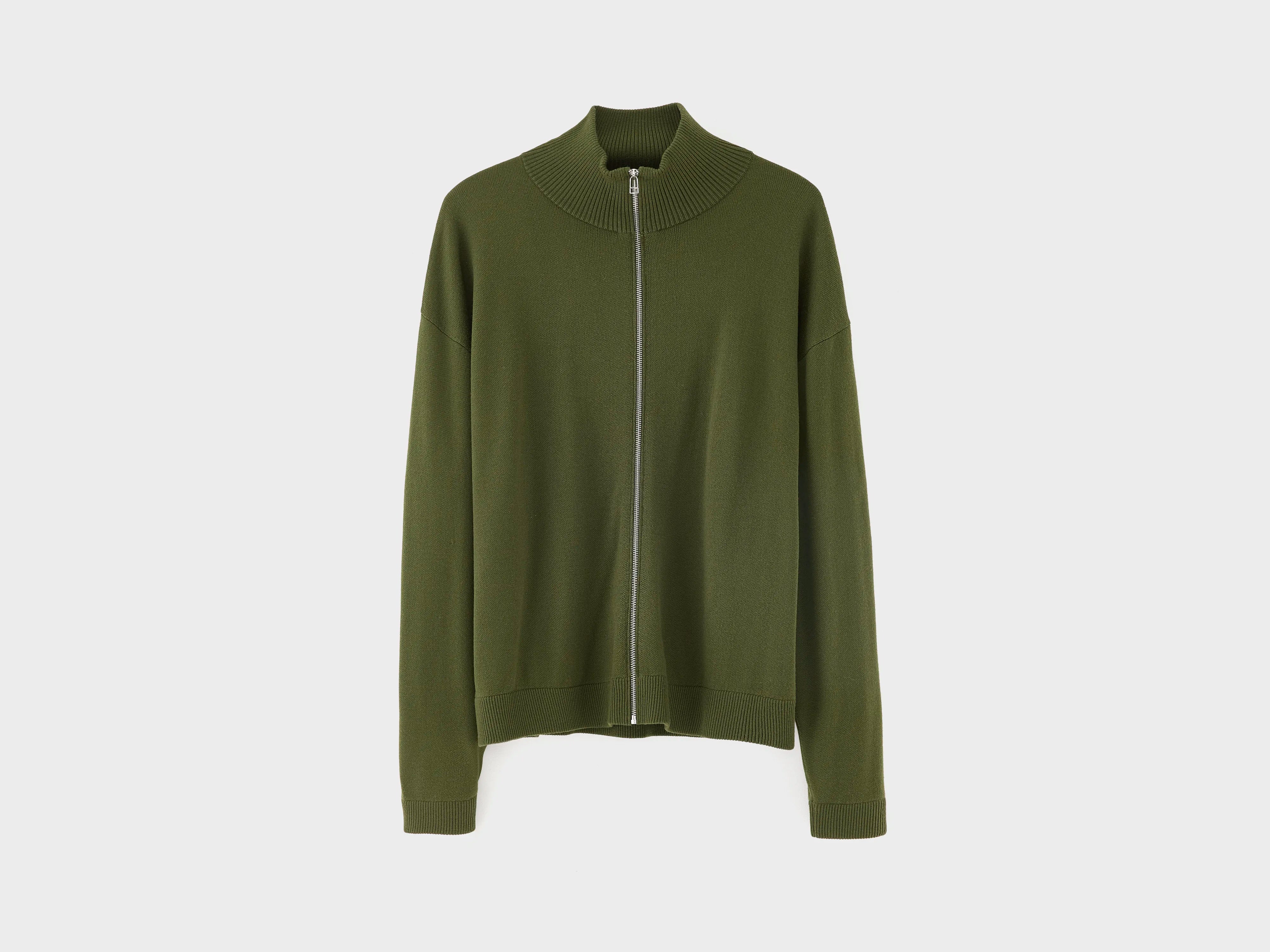 Siap cardigan met ritssluiting (261 / M / MILITARY)