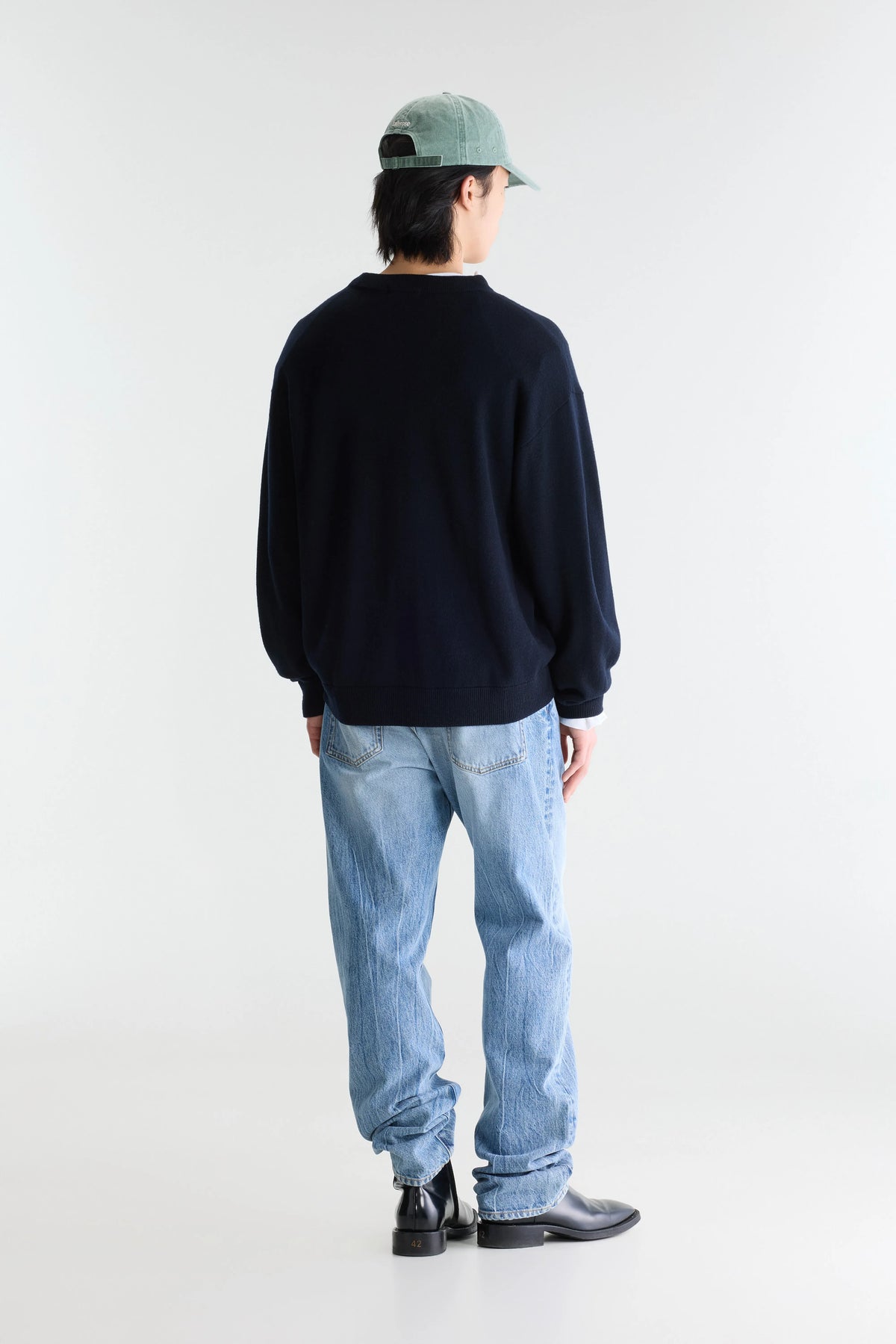 Siamo crewneck sweater (262 / M / NAVY)