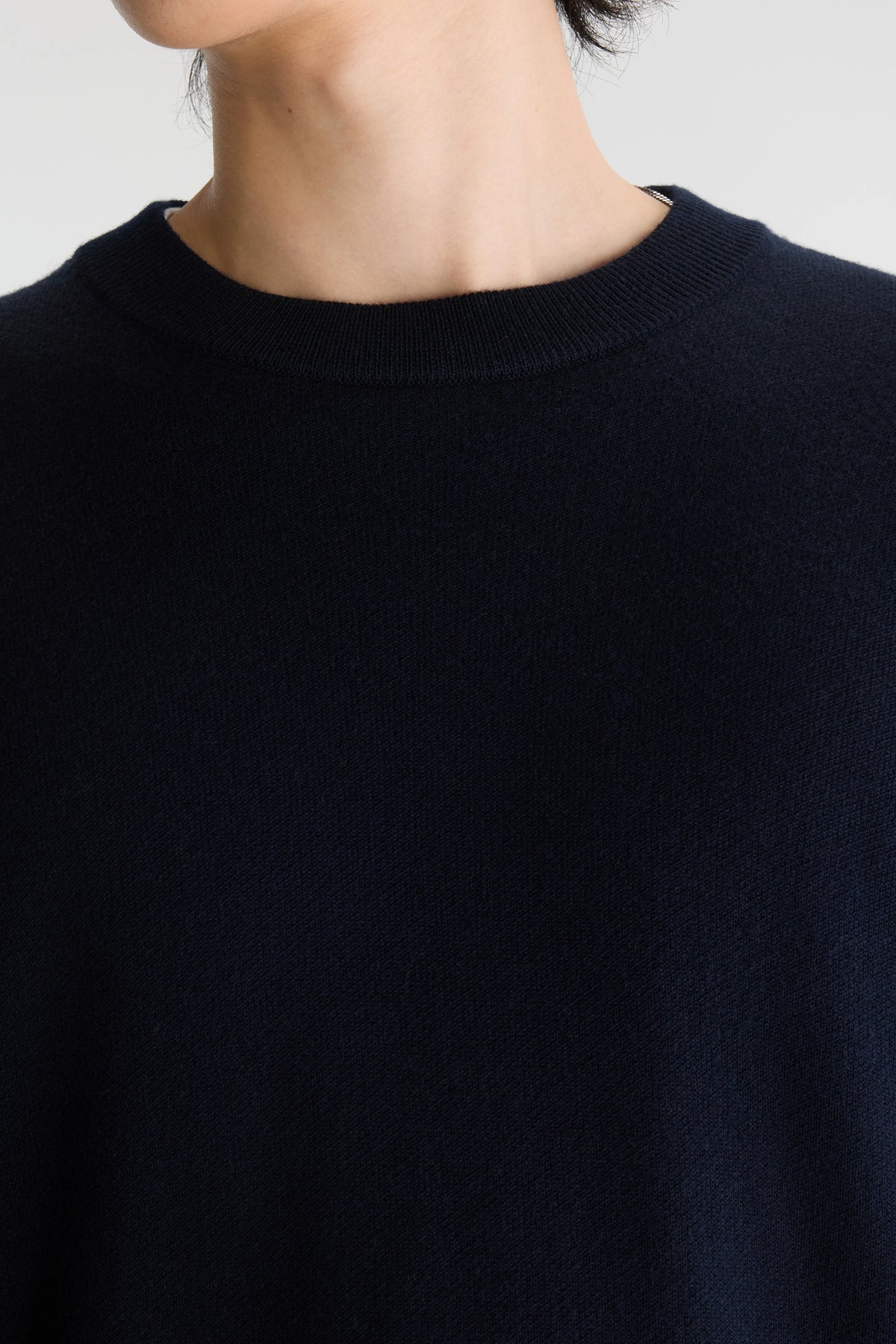 Siamo crewneck sweater (262 / M / NAVY)