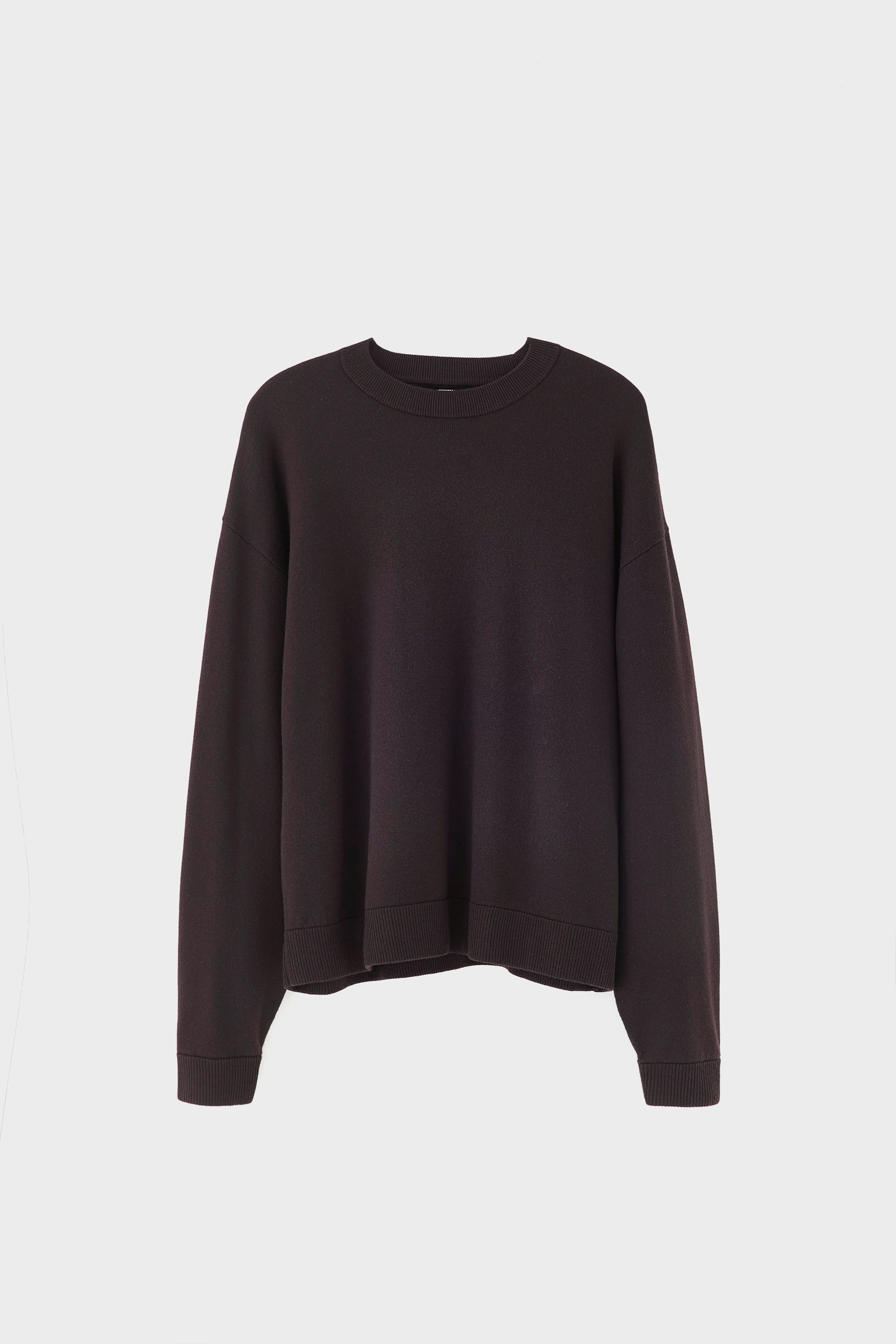 Siamo trui met ronde hals (261 / M / DARK ROAST)