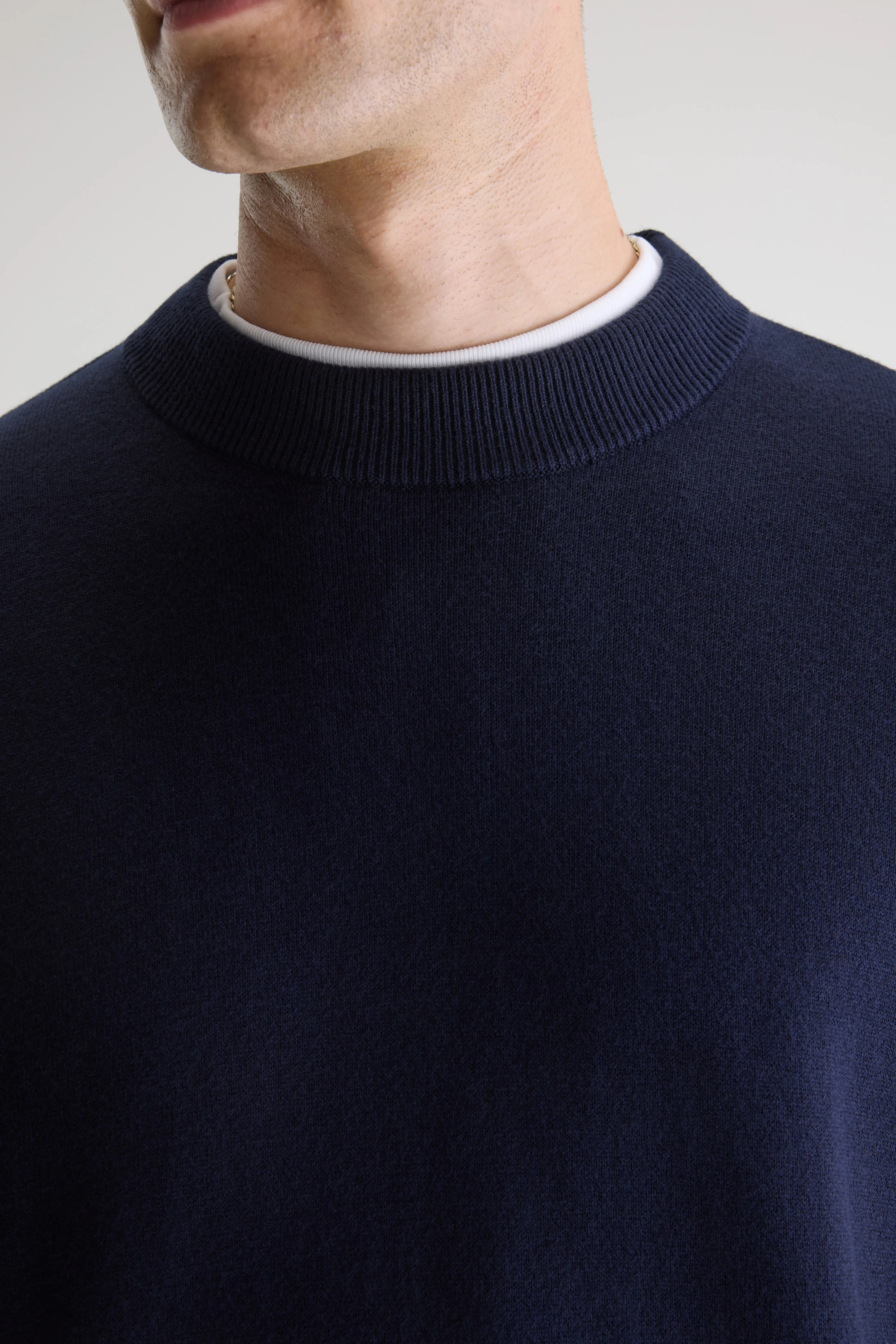 Pull col rond Geolem (261 / M / NAVY)