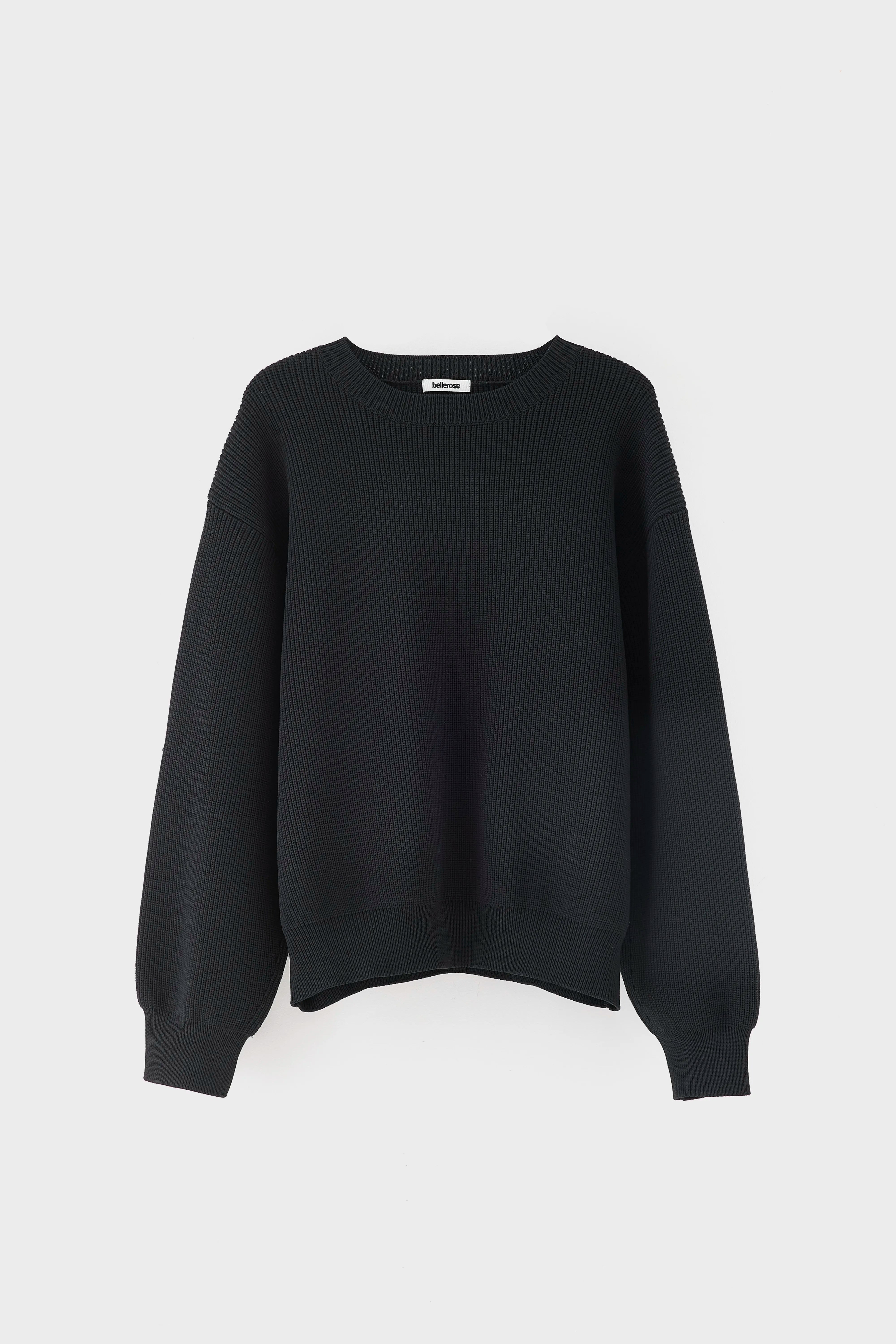 Alyes gestructureerde trui (261 / M / BLACK)