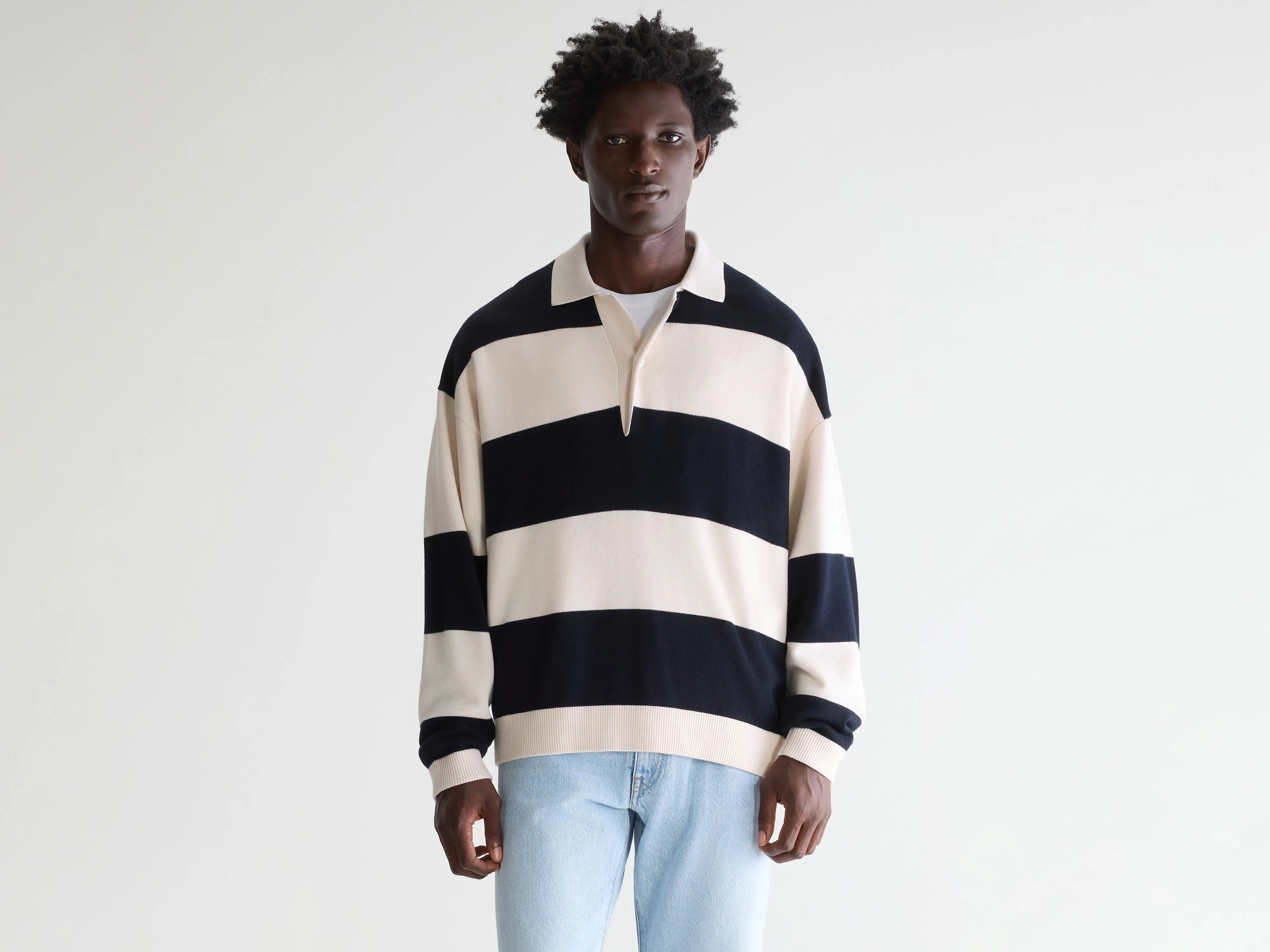 Siaze gestreepte polo (261 / M / STRIPE A)