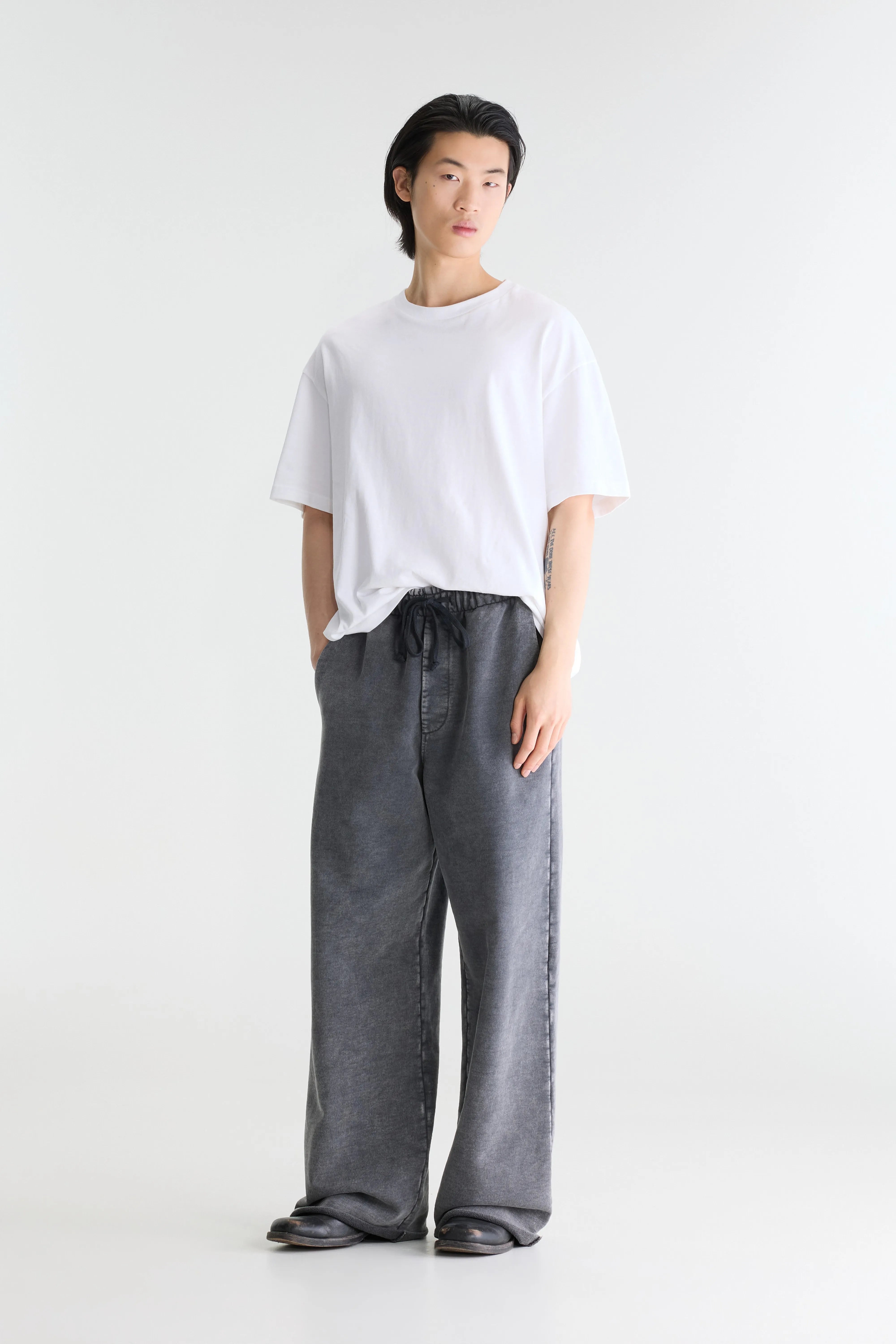 Forte relaxed jogging pants (262 / M / BLACK BLUE)