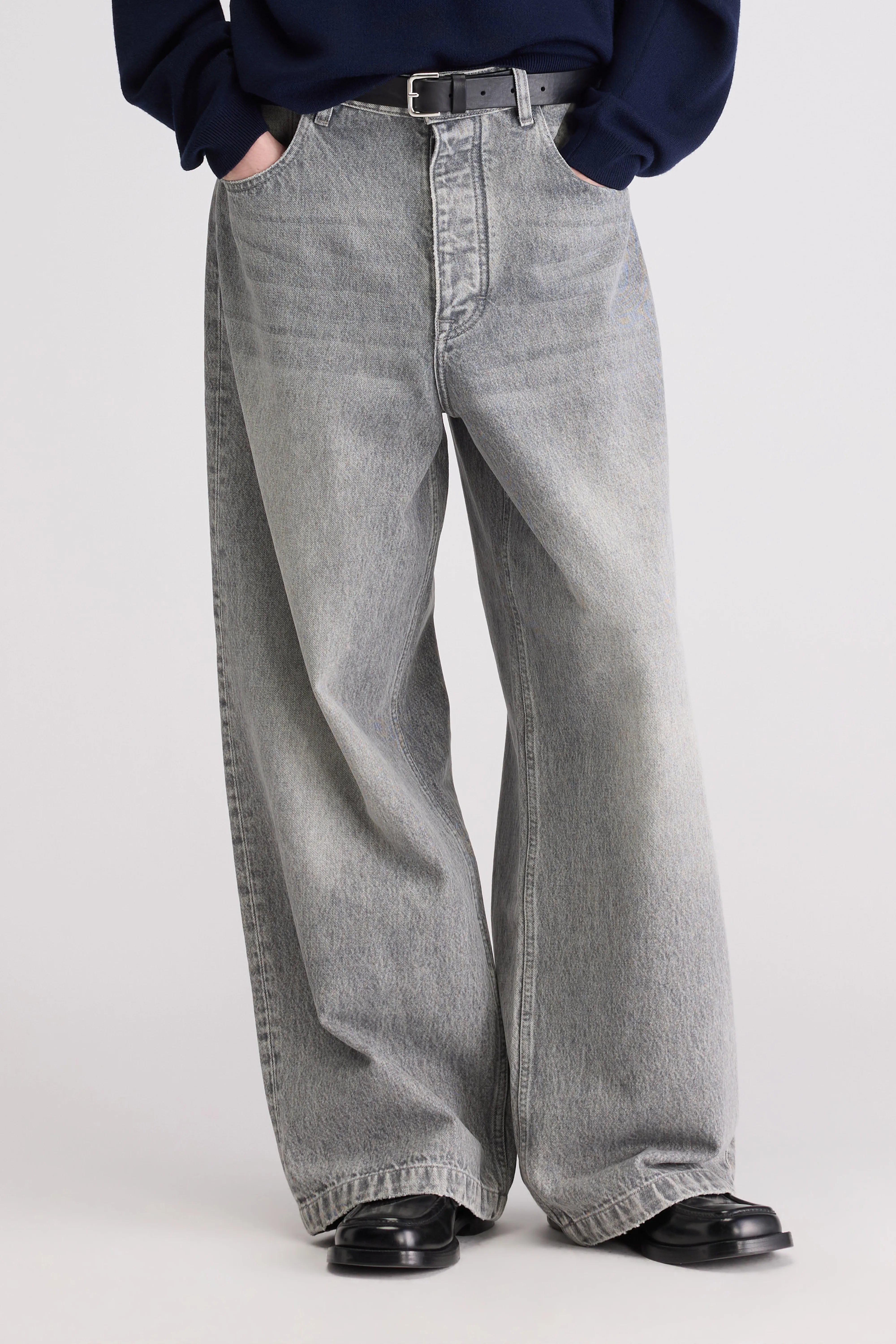 Denim N. 02 loose jeans (262 / M / USED GREY)