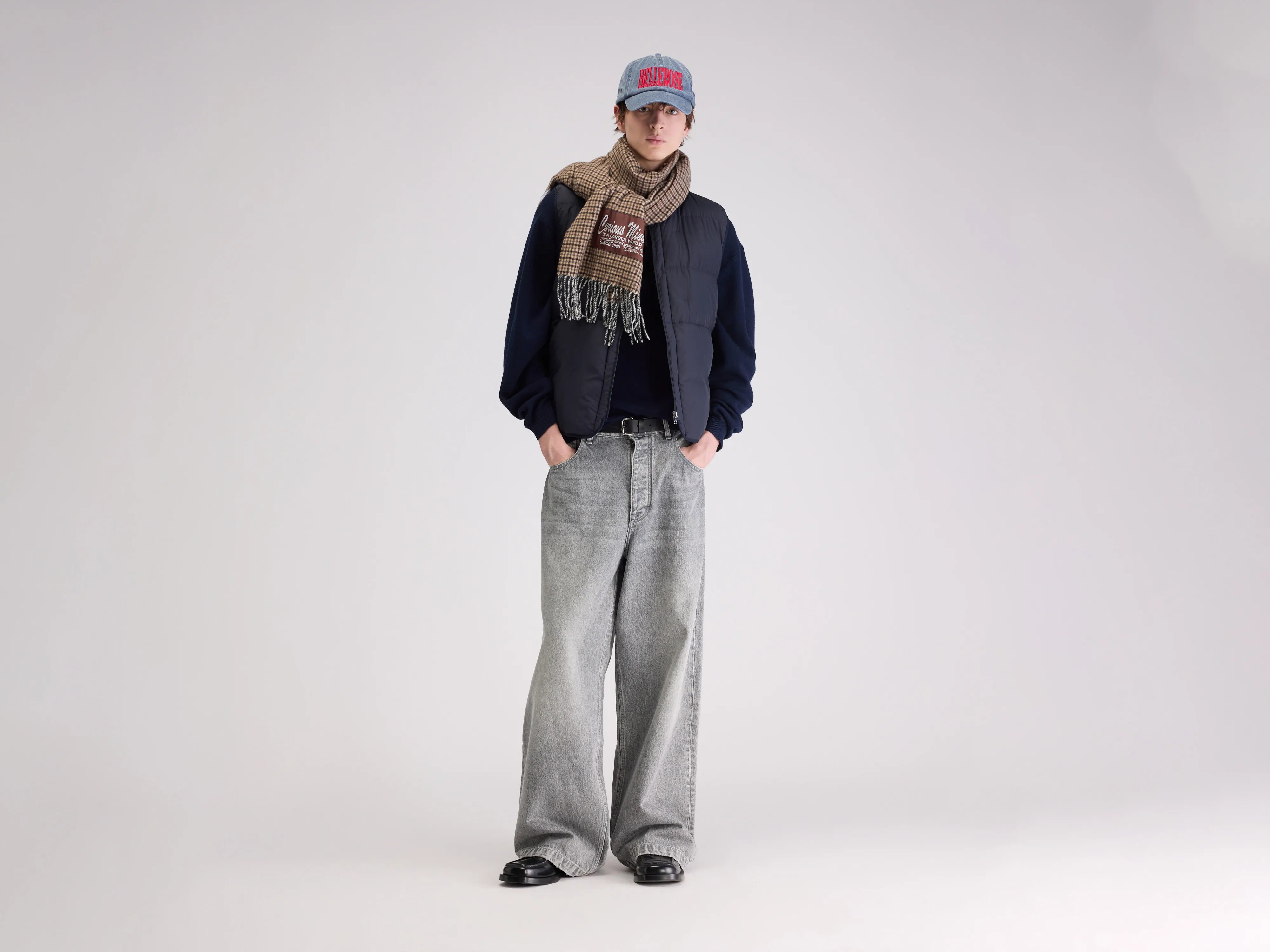 Denim N. 02 loose jeans (262 / M / USED GREY)