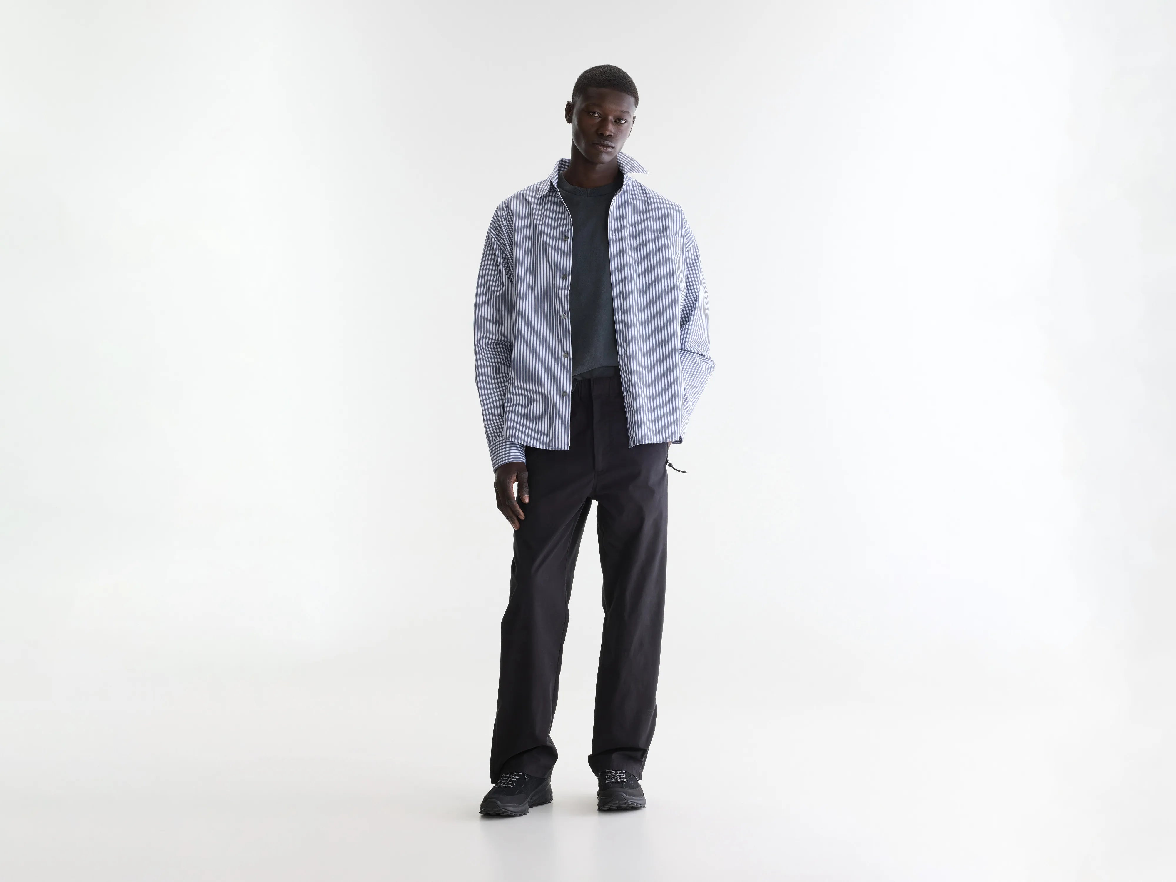 Jenzee relaxed trousers (262 / M / BLACK)