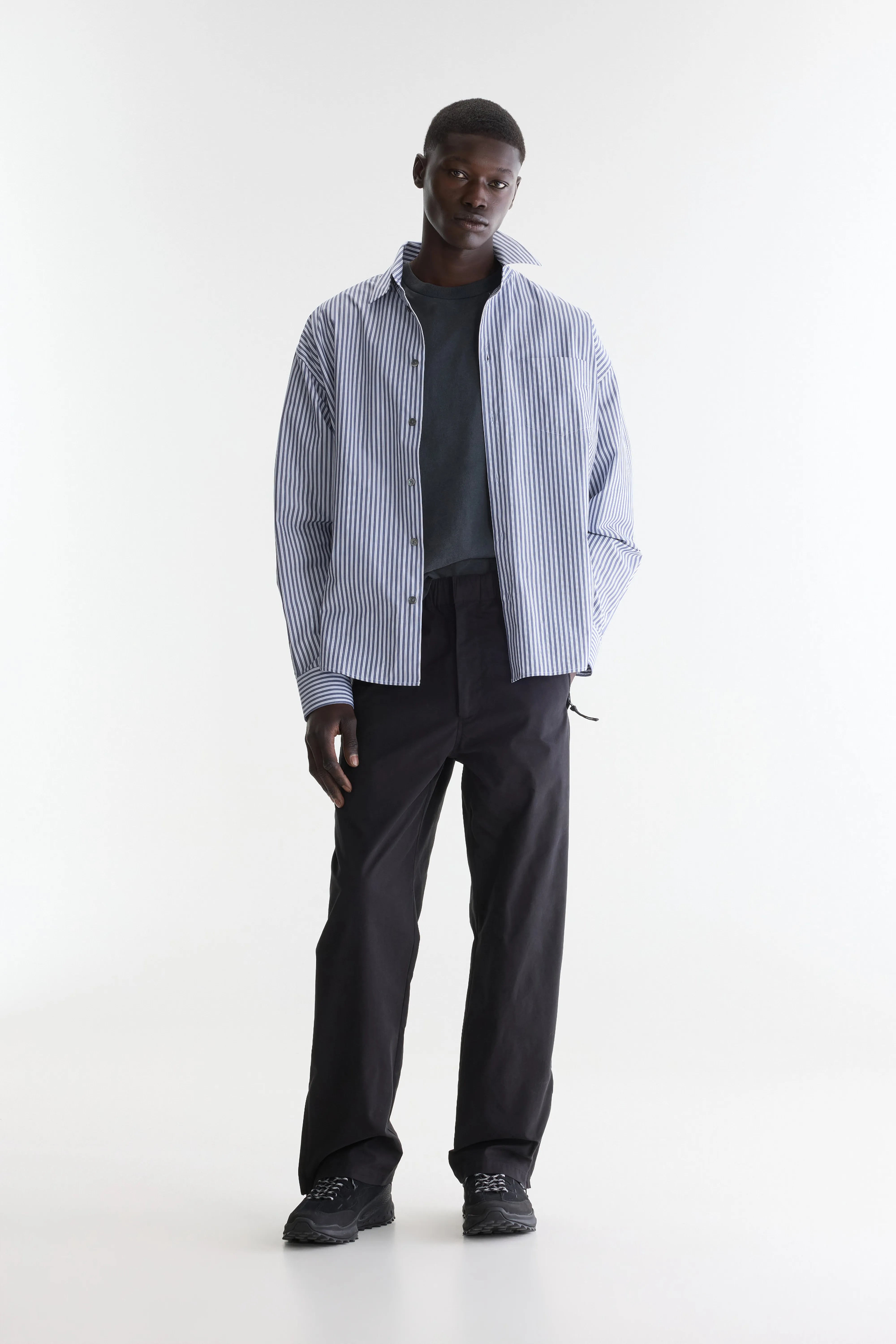 Jenzee relaxed trousers (262 / M / BLACK)