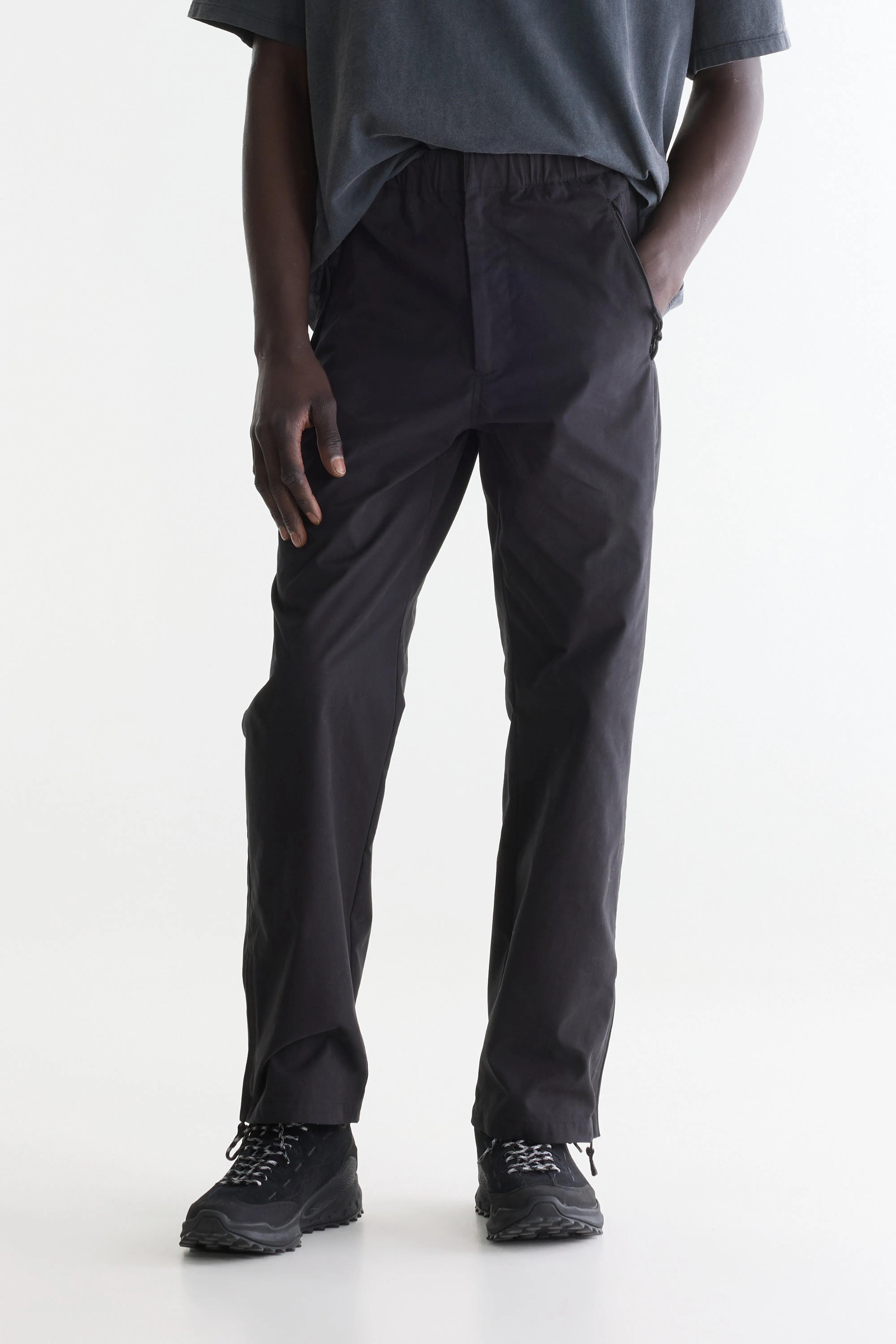 Jenzee relaxed trousers (262 / M / BLACK)