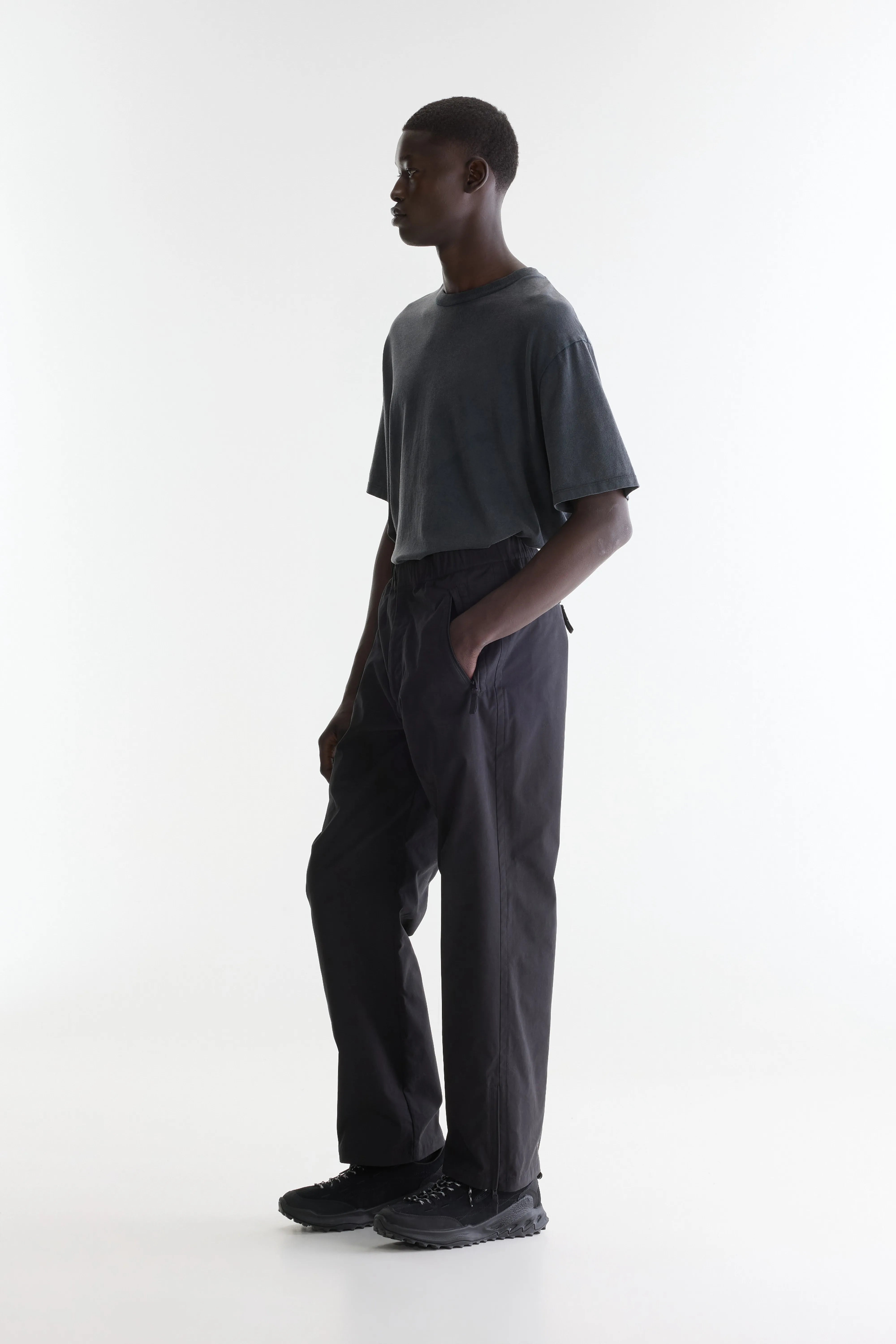 Jenzee relaxed trousers (262 / M / BLACK)