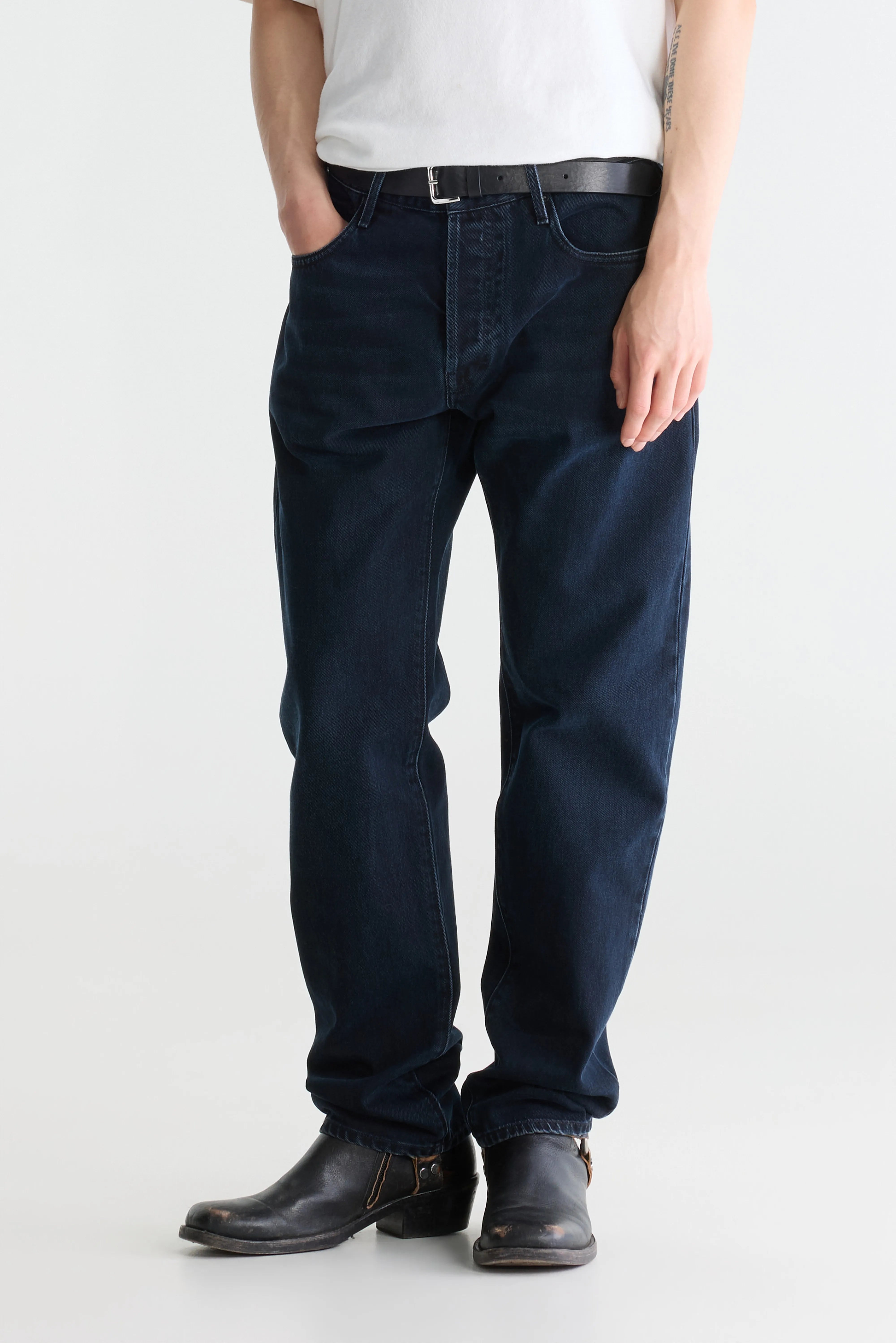 Denim N. 01 loose jeans (262 / M / BK BLUE RINSE)